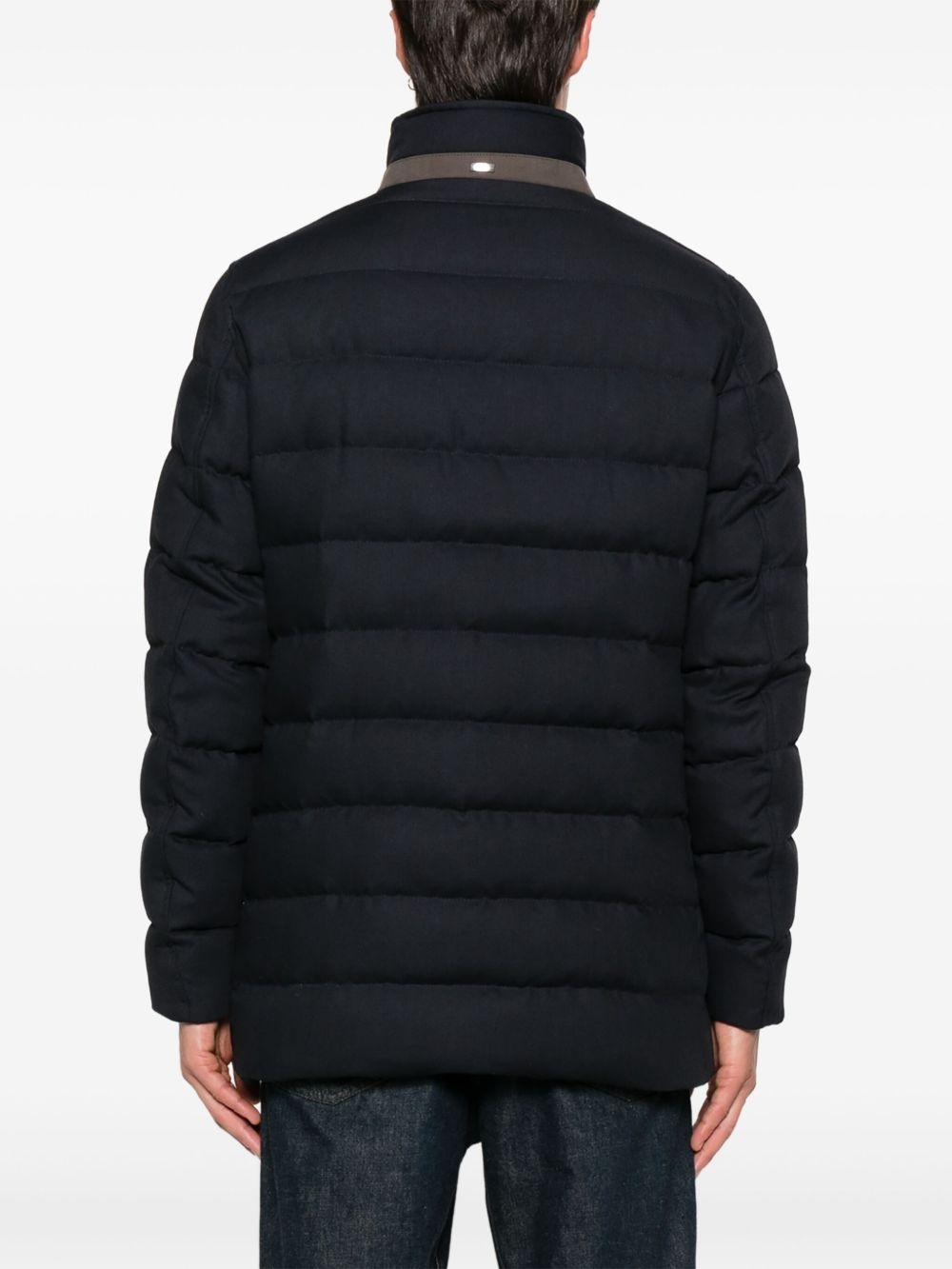 quilted double-breasted jacket - 4