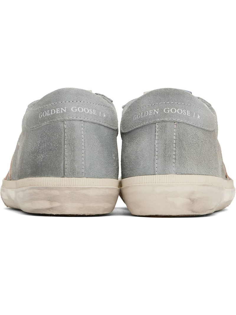 Gray & Pink Super Star Double Foxing Sneakers 2