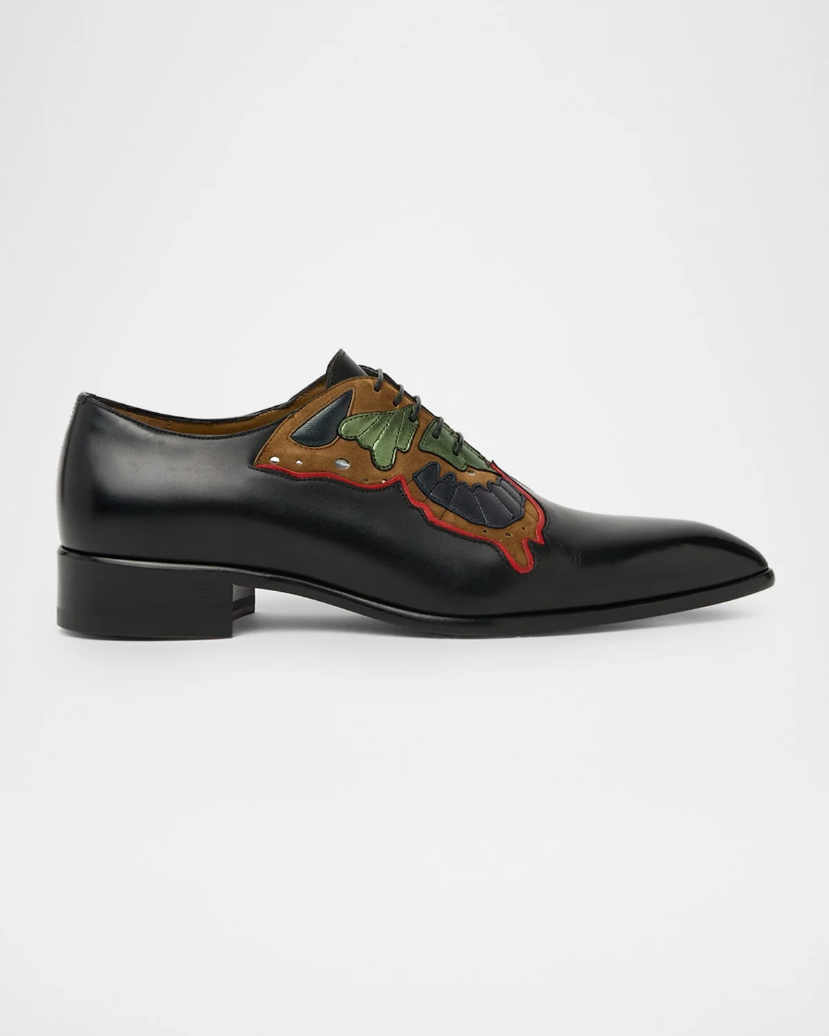 Men's Farfaman Butterfly Leather & Veau Velours Oxford Shoes - 1