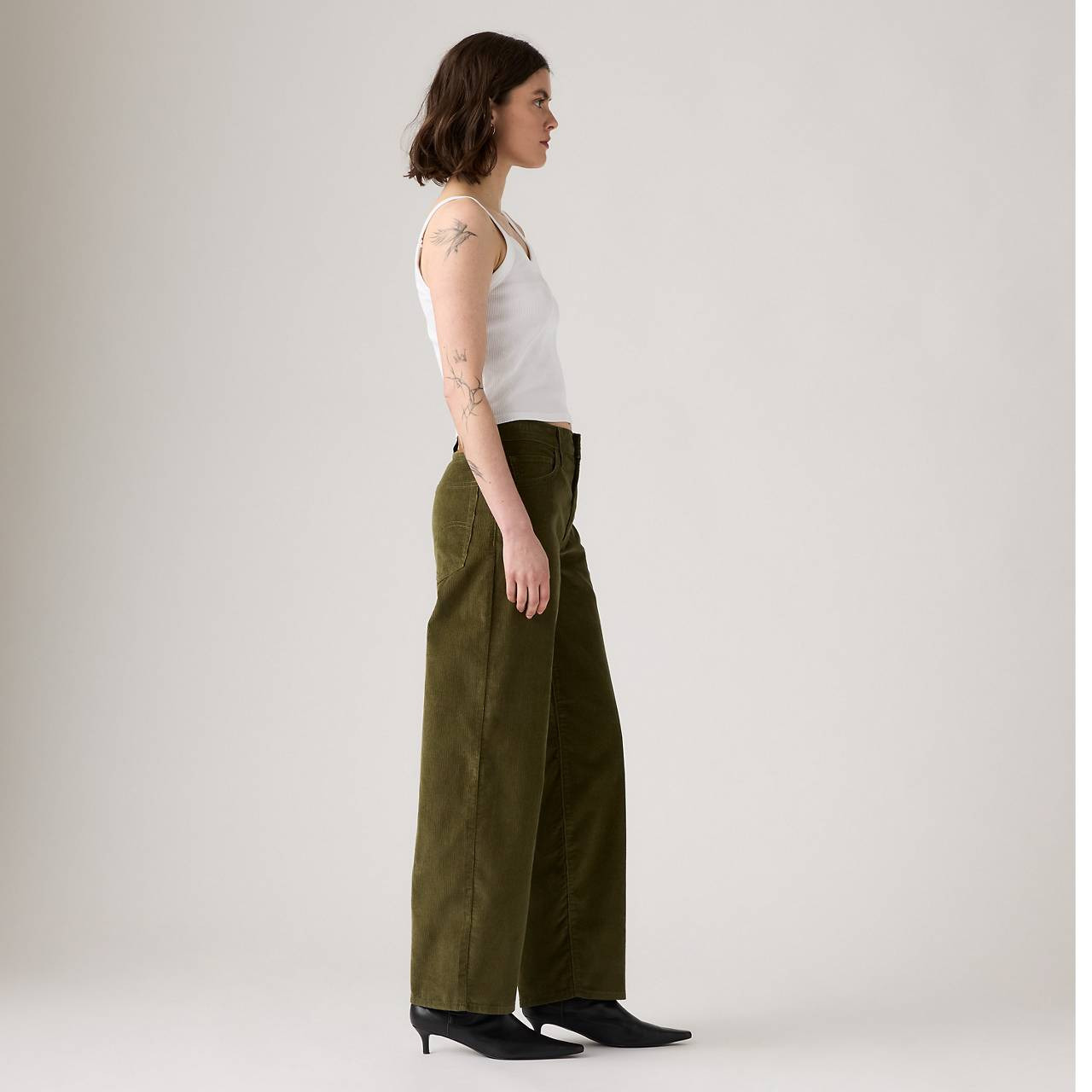 BAGGY DAD CORDUROY WOMEN'S PANTS - 6