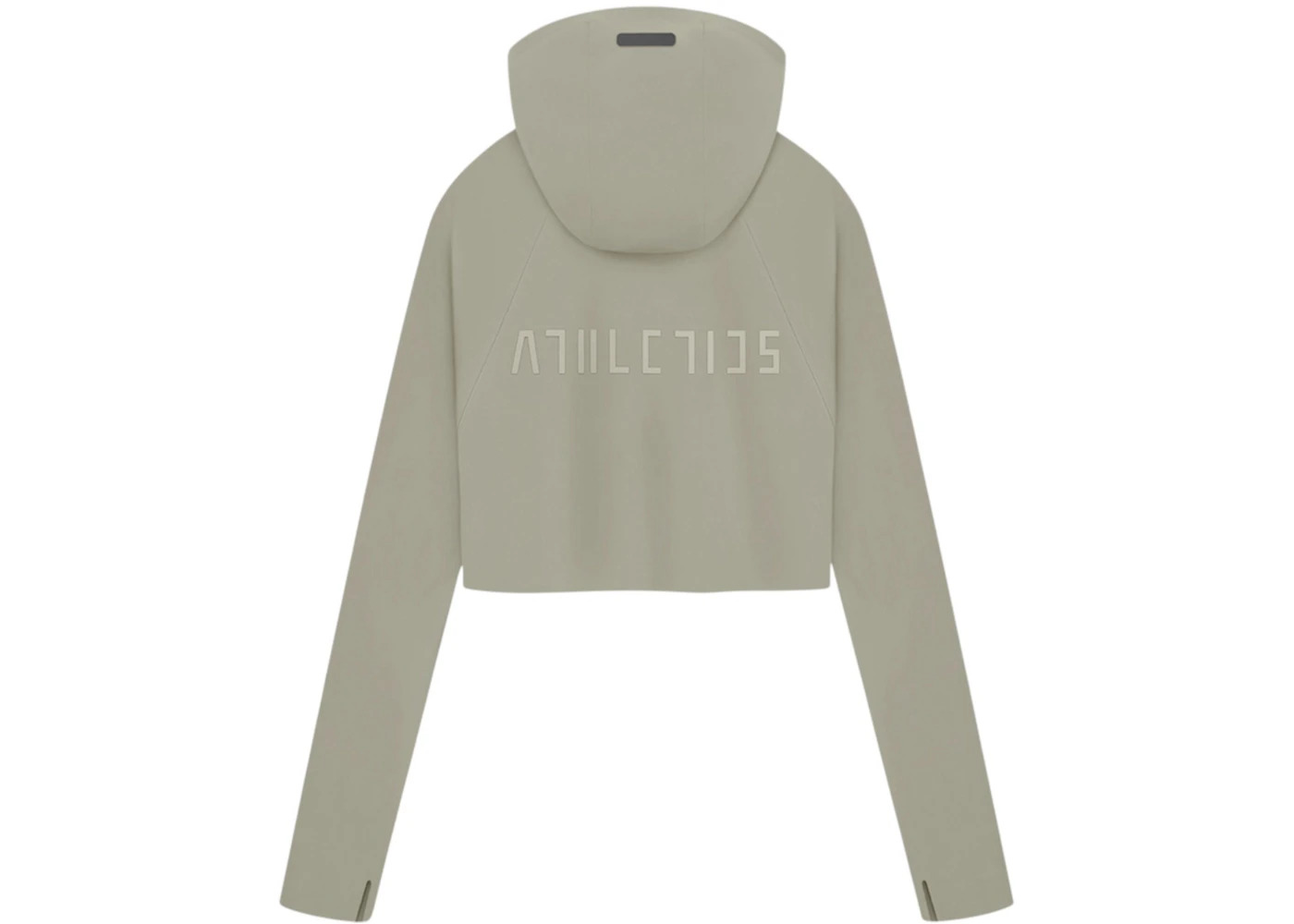 adidas x Fear of God Athletics Women's Crop Pullover Hoodie Clay - 2