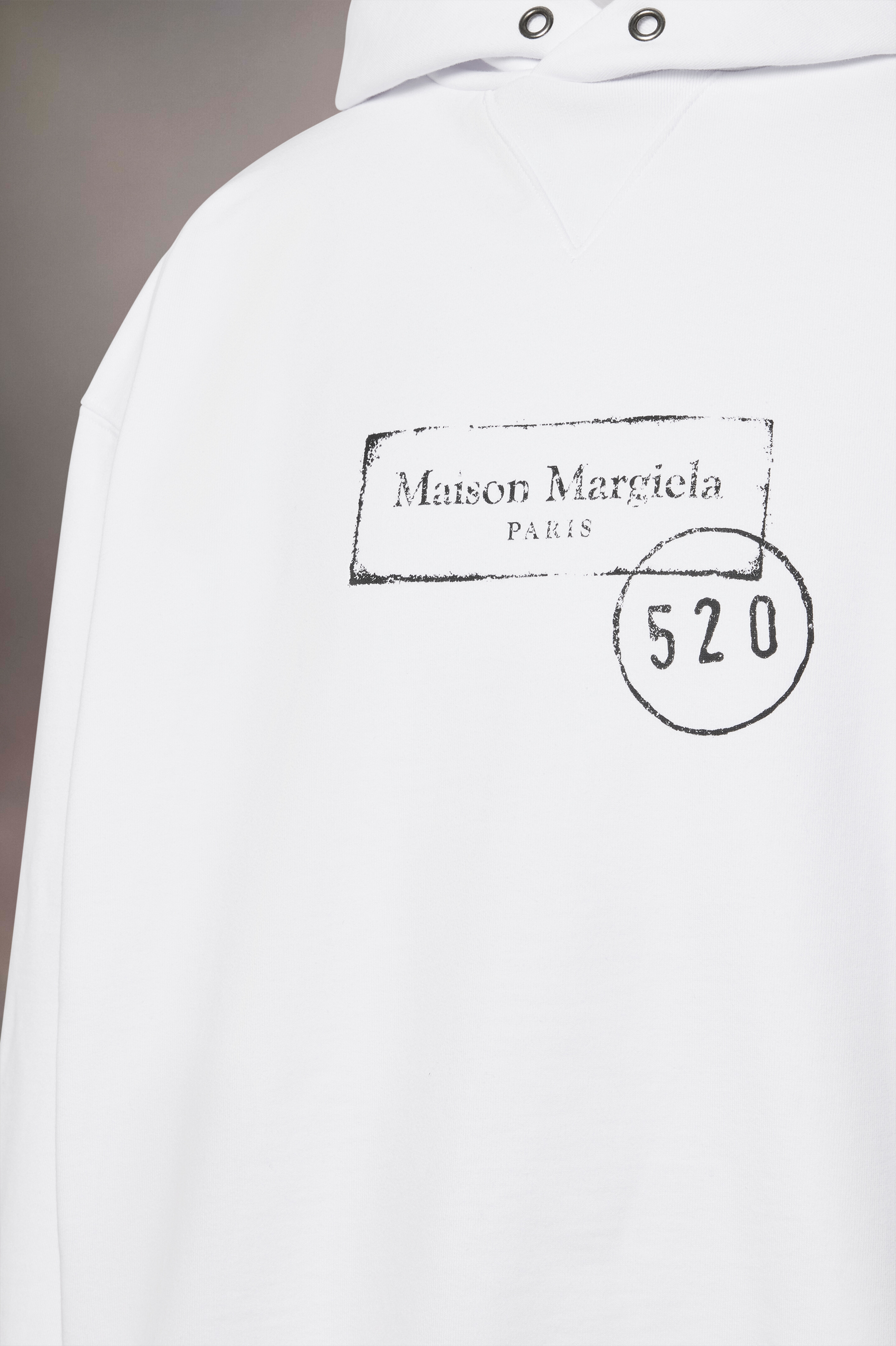 520 Stamp Print Hooded Sweatshirt - 3