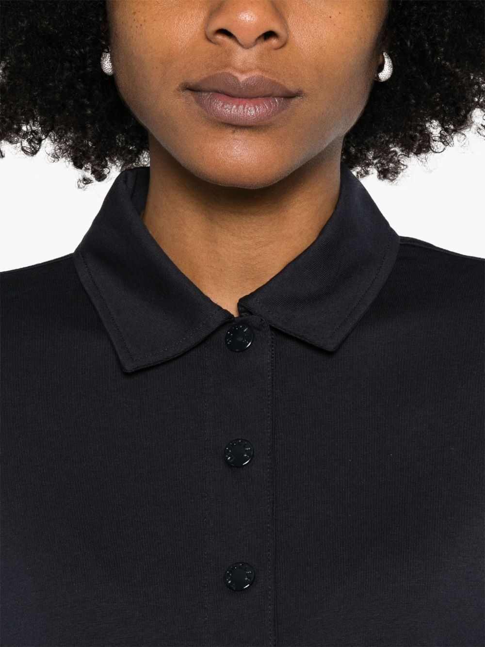 logo-patch polo shirt - 5