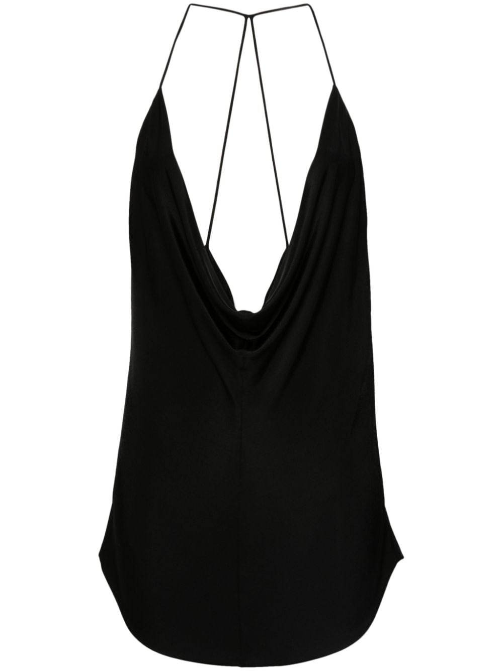 cowl-neck tank top - 1