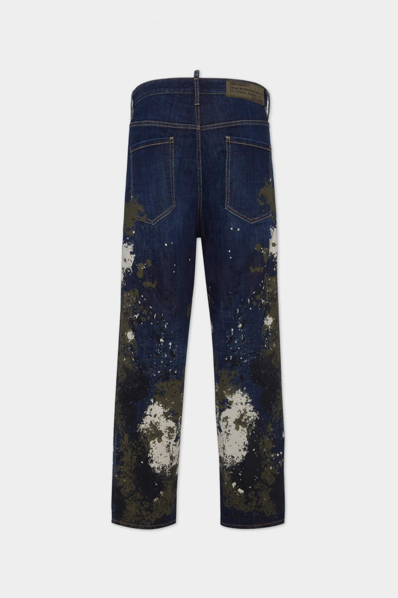 DSQUARED2 DARK URBAN CAMO WASH LOOSE JEANS outlook