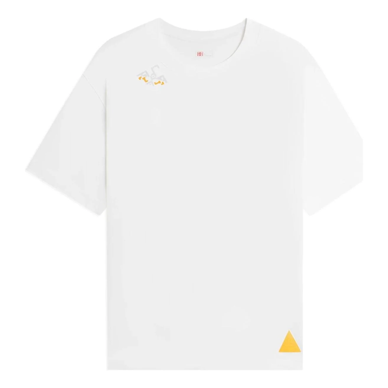 Li-Ning 기하학 도표 T 셔츠 'White' AHSSB29-1 - 1