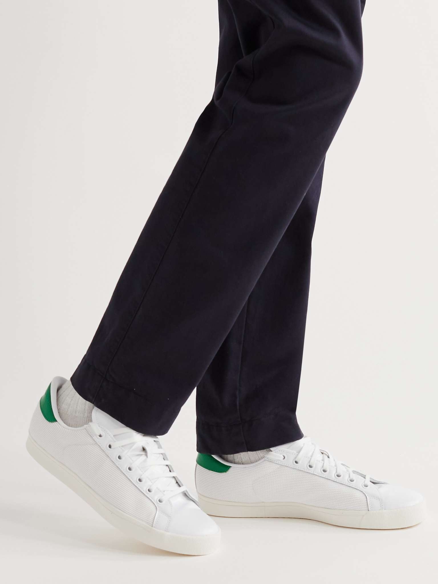 Rod Laver Vintage Mesh and Leather Sneakers - 2