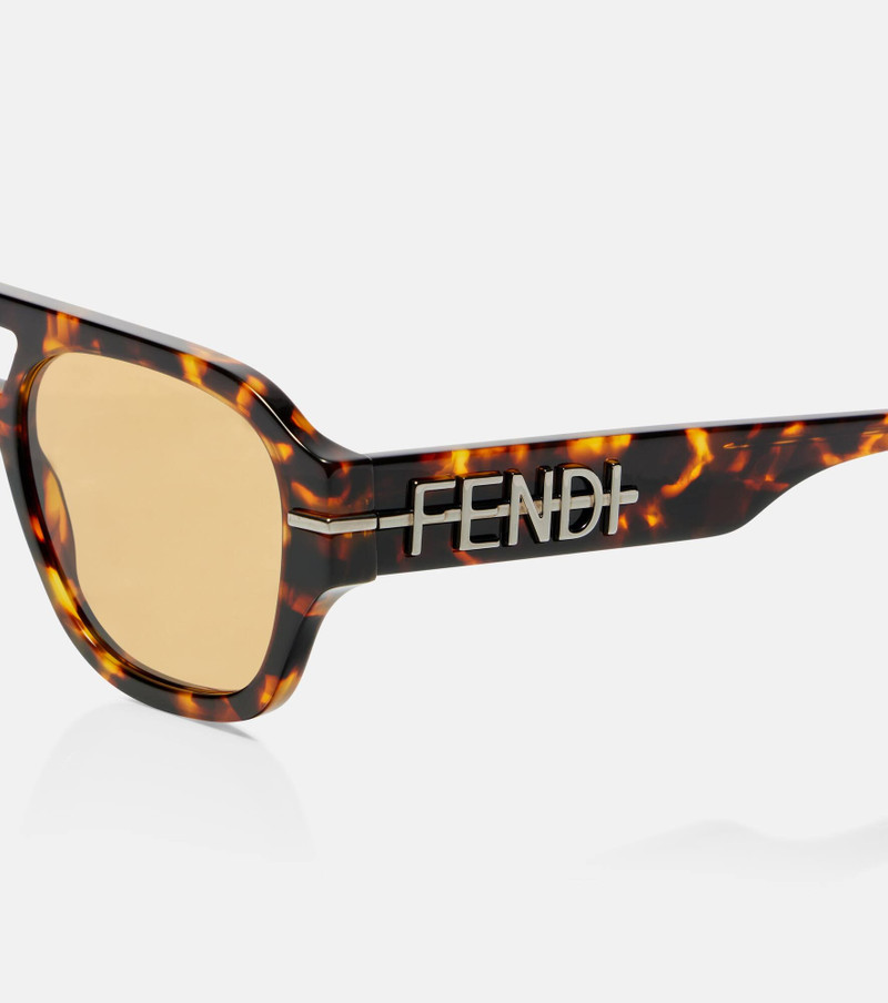 FENDI Fendigraphy aviator sunglasses outlook