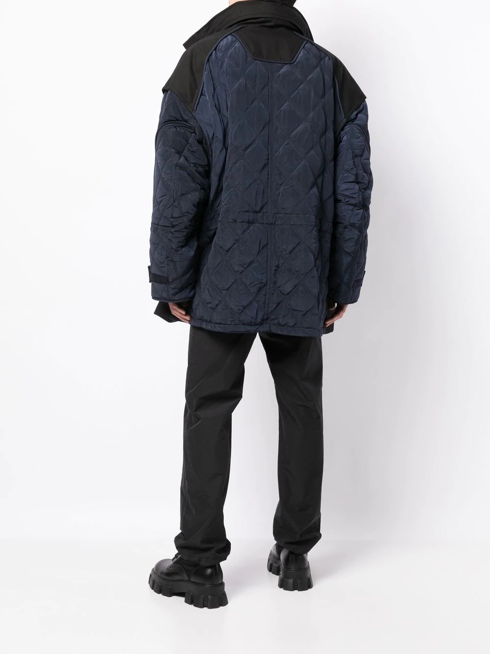 zip-up padded jacket - 6