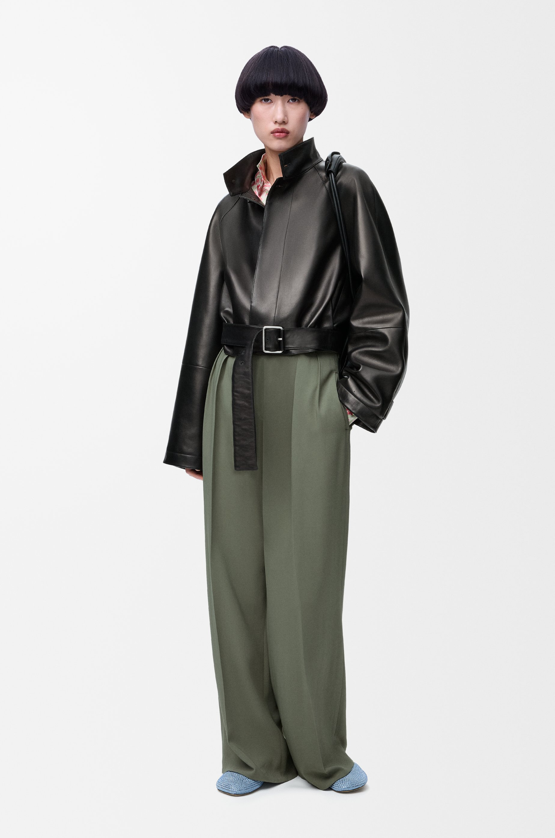 Short trench in nappa lambskin - 2