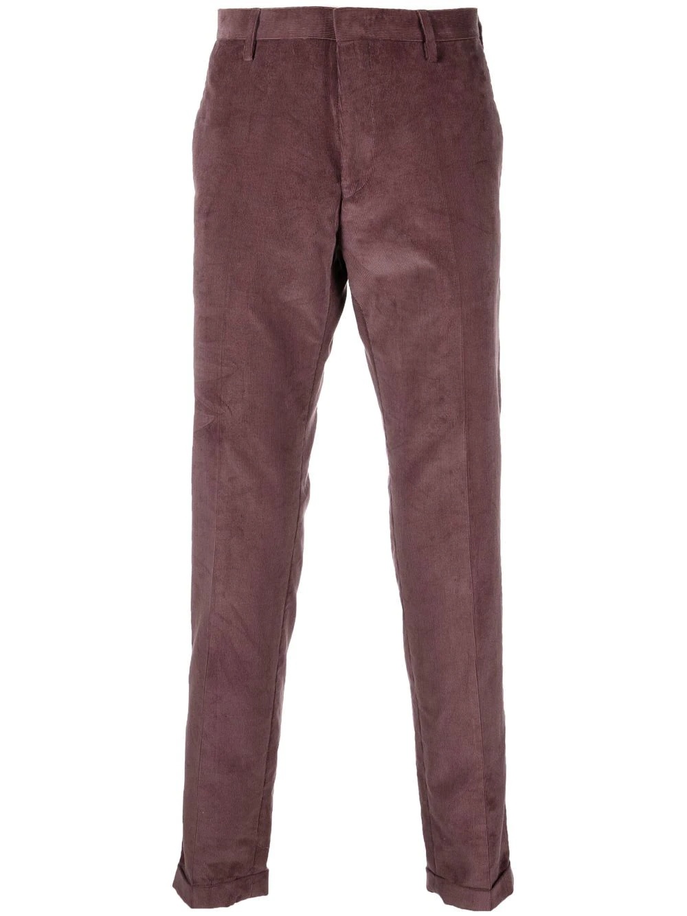 corduroy slim-fit trousers - 1