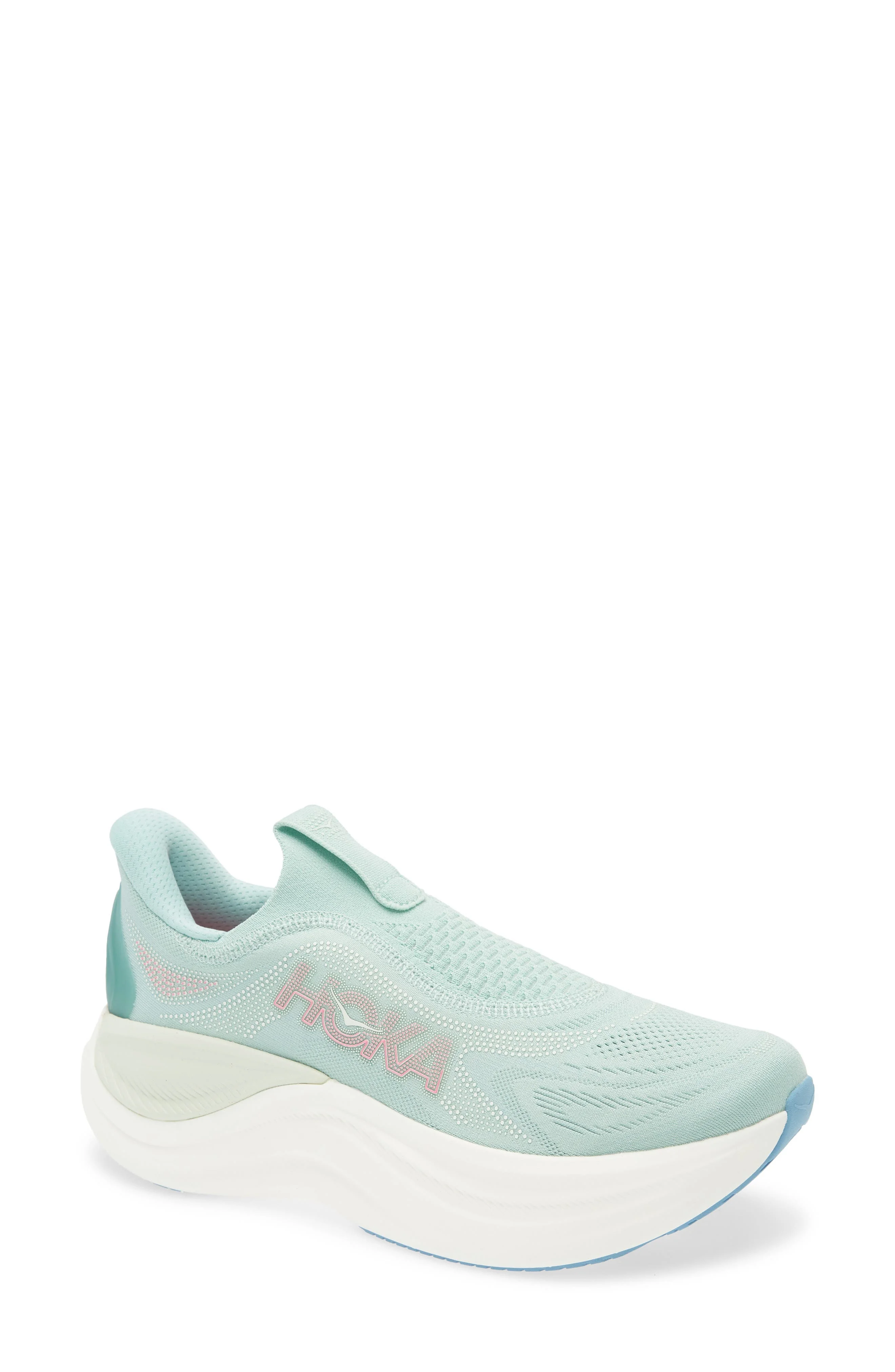 HOKA Skyward Laceless Recovery Sneaker in Jadeite /Sea Glass at Nordstrom - 1