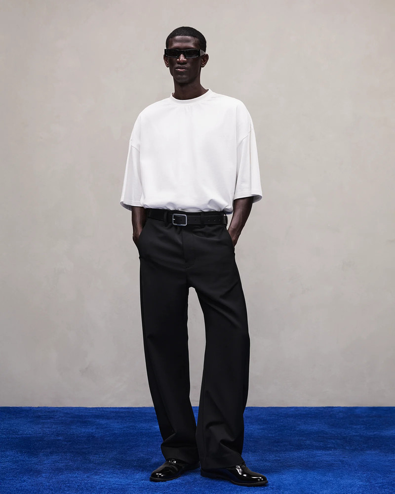 entire studios HEAVY BOXY TEE WHITE outlook