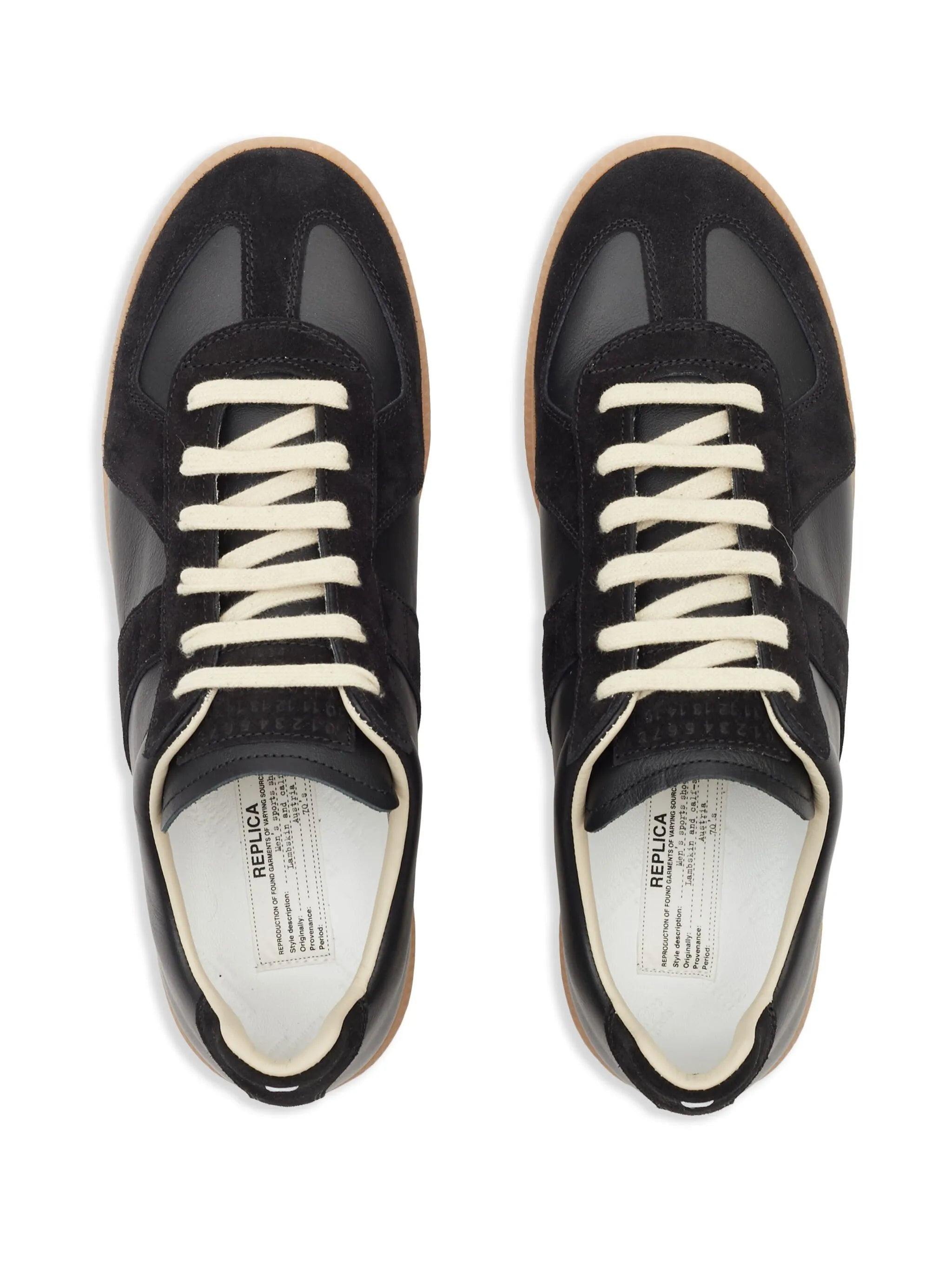 Maison Margiela Replica Low-top Leather Sneakers - 3