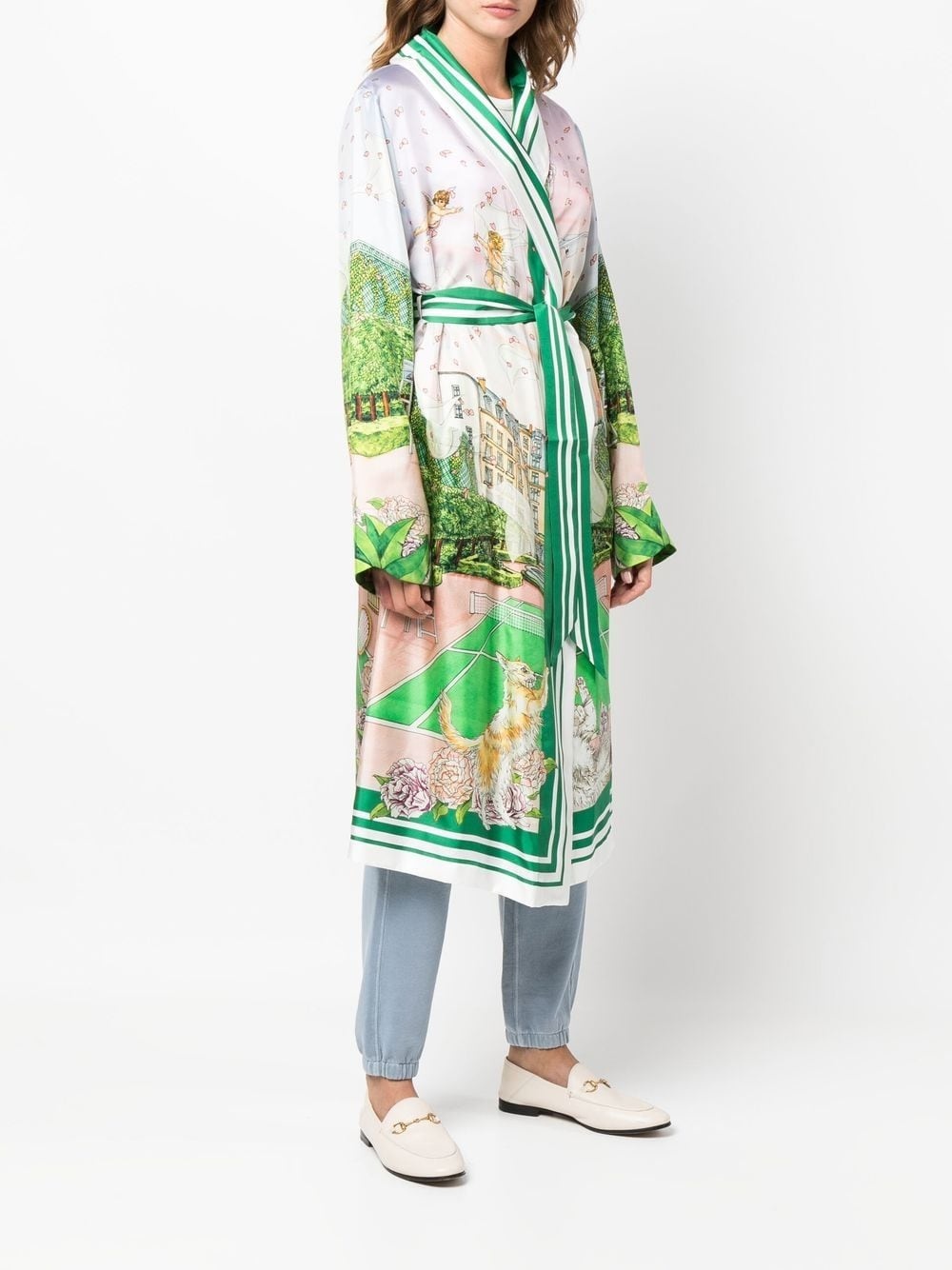 Tennis Club belted coat - 3