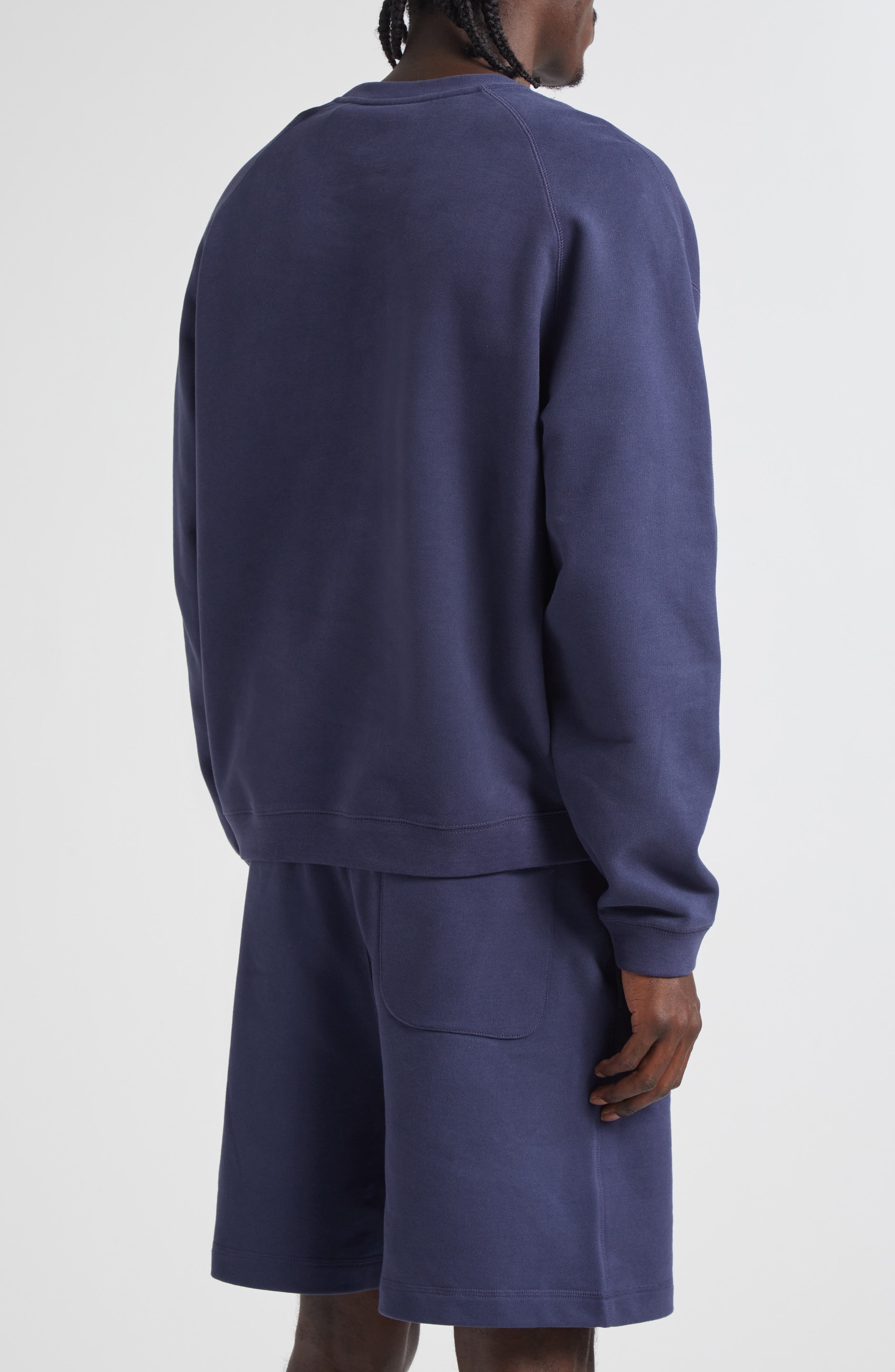 Moncler x Gilga Farm by Donald Glover French Terry Sweatshirt in Navy at Nordstrom - 3