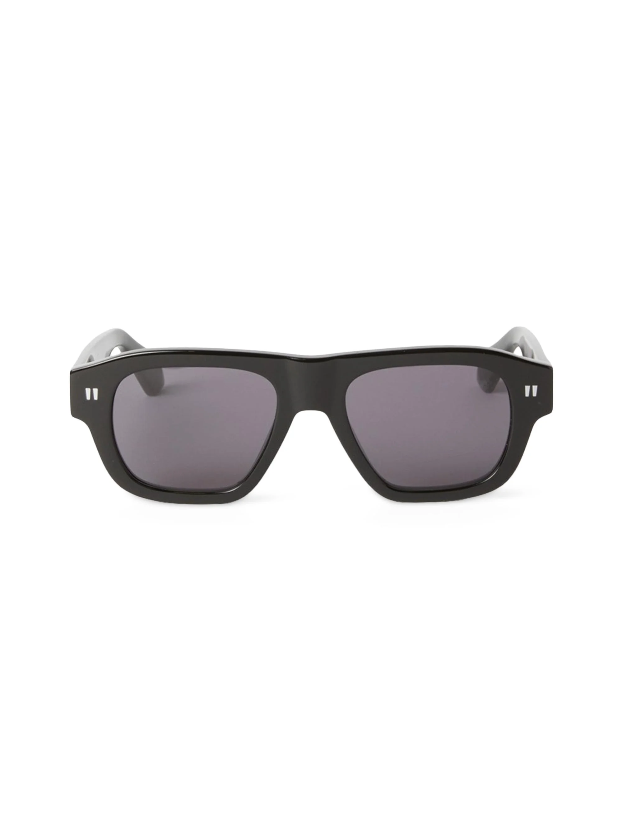 Men's Providence 52MM Geometric Sunglasses - Black Dark Grey - 1