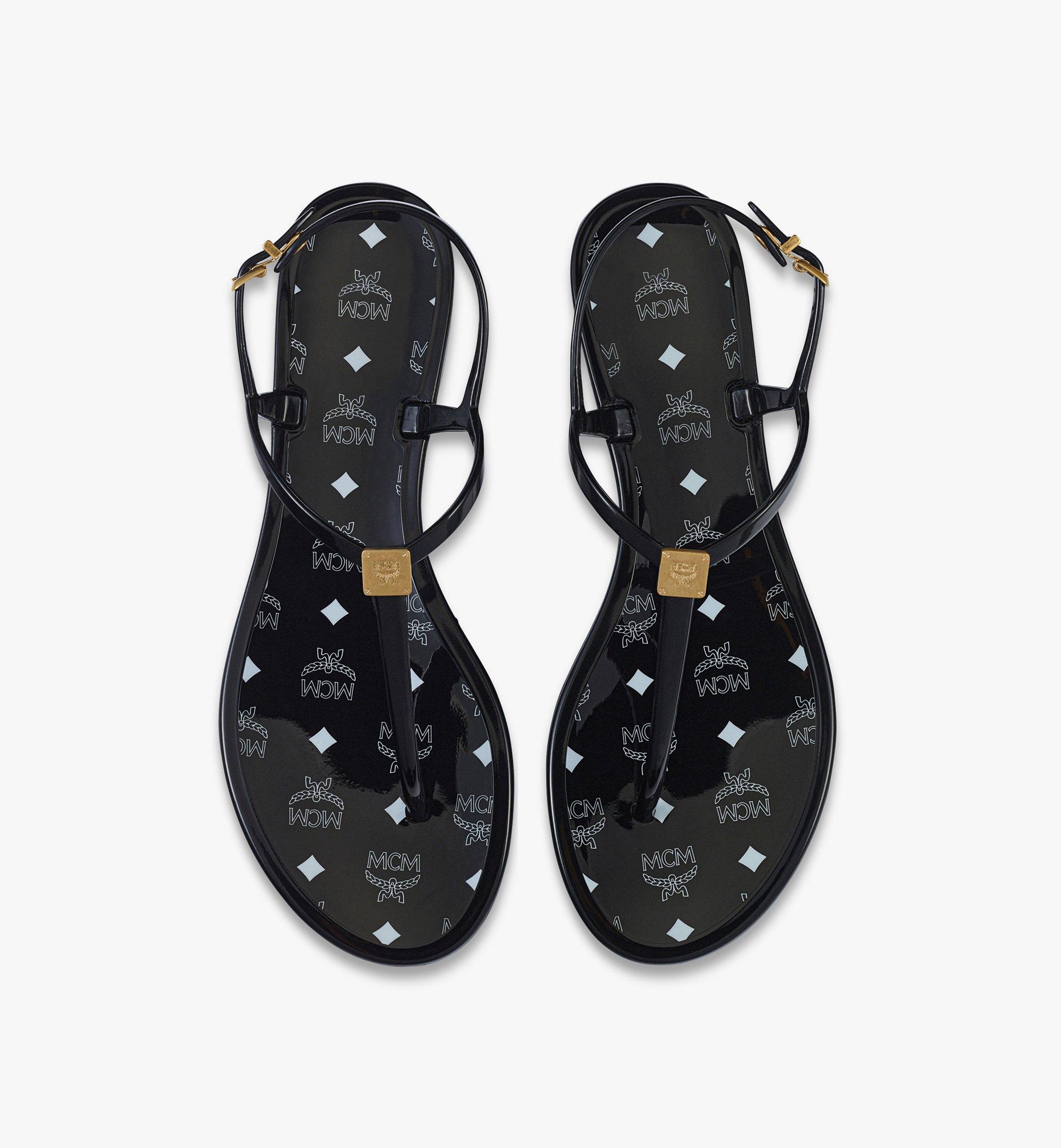 Women's Monogram Jelly Sandals - 5