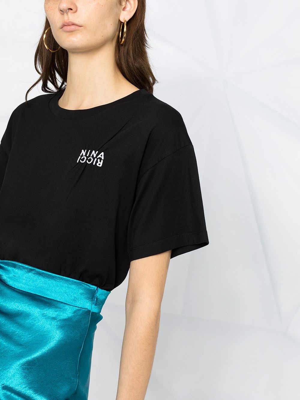 embroidered-logo t-shirt - 3