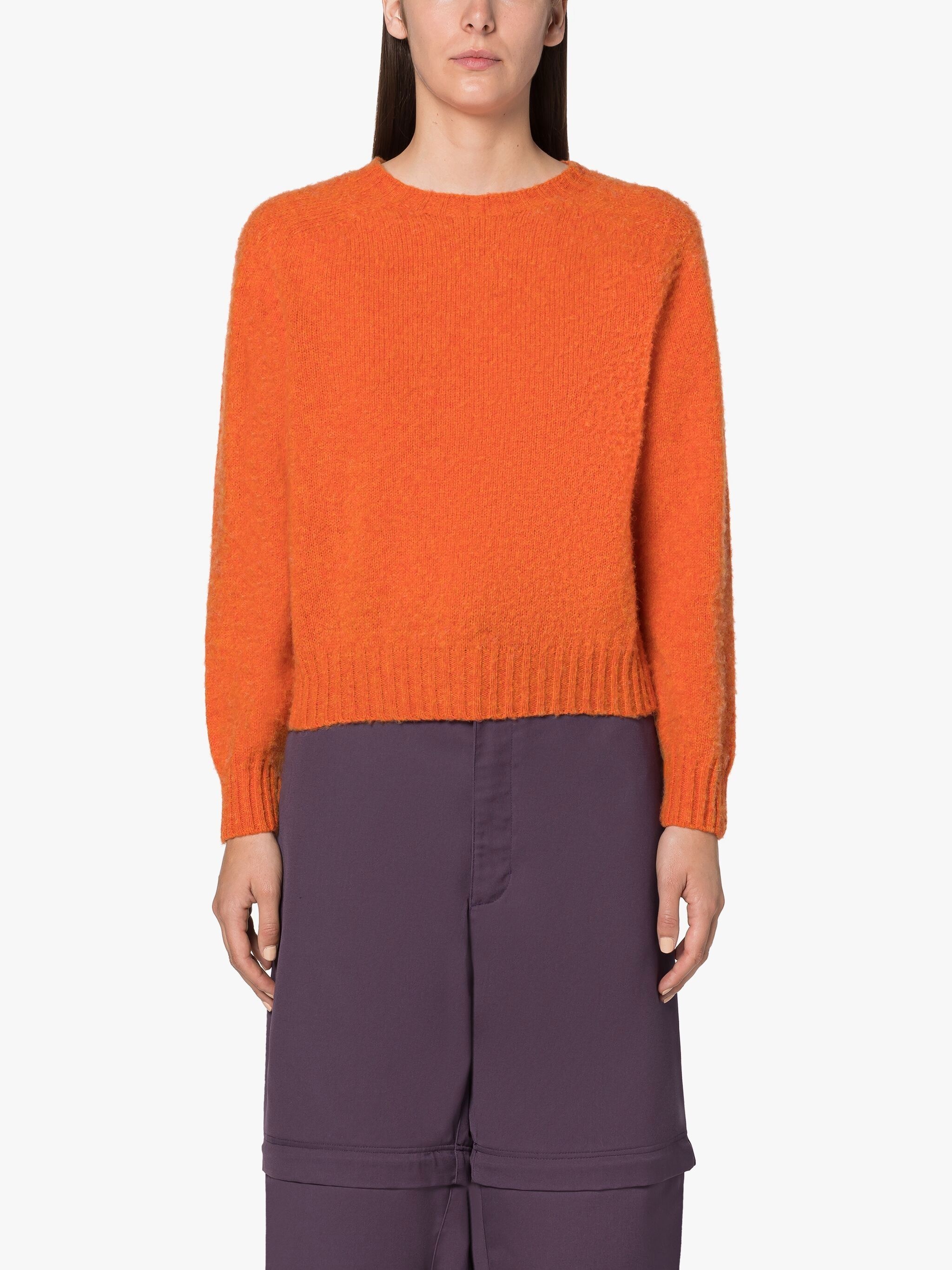 KENNEDI ORANGE WOOL CREWNECK SWEATER - 3