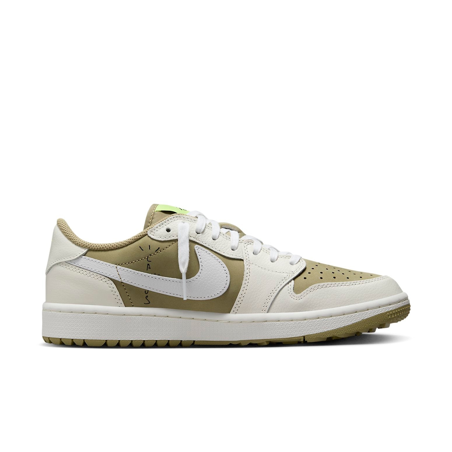 Air Jordan 1 Low Golf x Travis Scott 1 'Olive' FZ3124-200 - 2