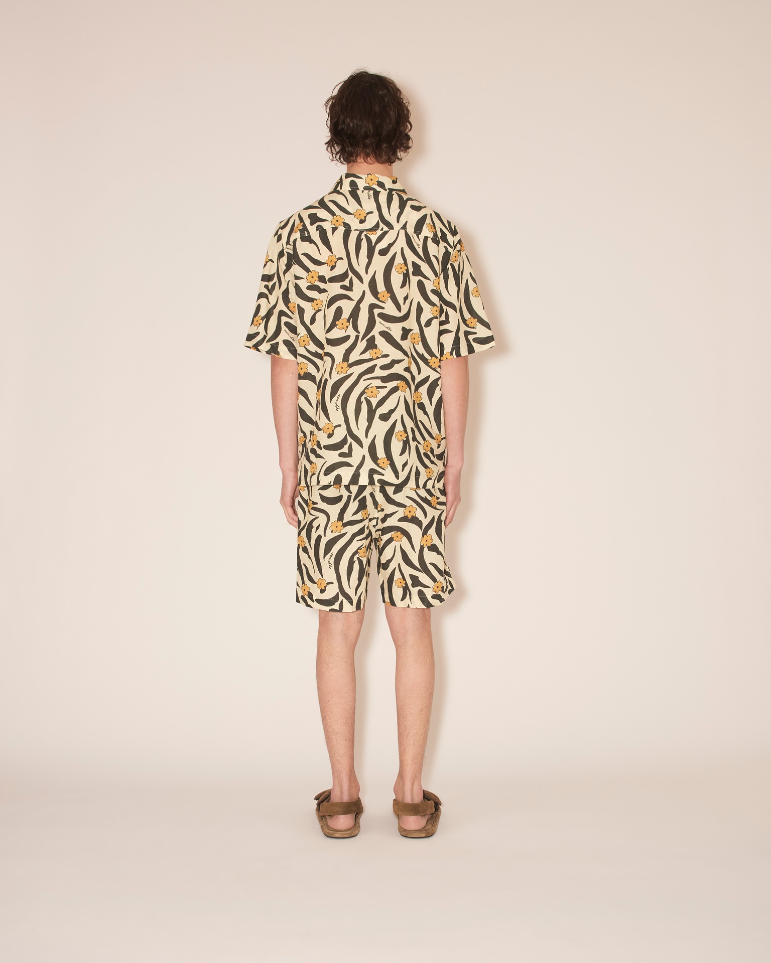NIKLAS - Short sleeve shirt - Floral animal cotton linen - 4