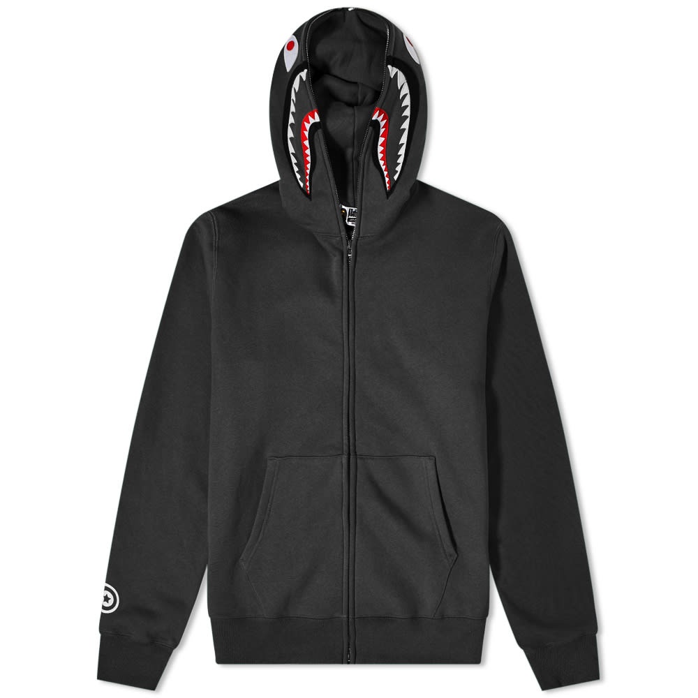 A Bathing Ape Double Side Shark Full Zip Hoody - 1