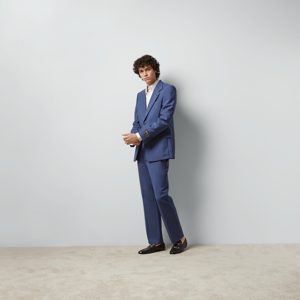 Wool mohair formal jacket with label - 2