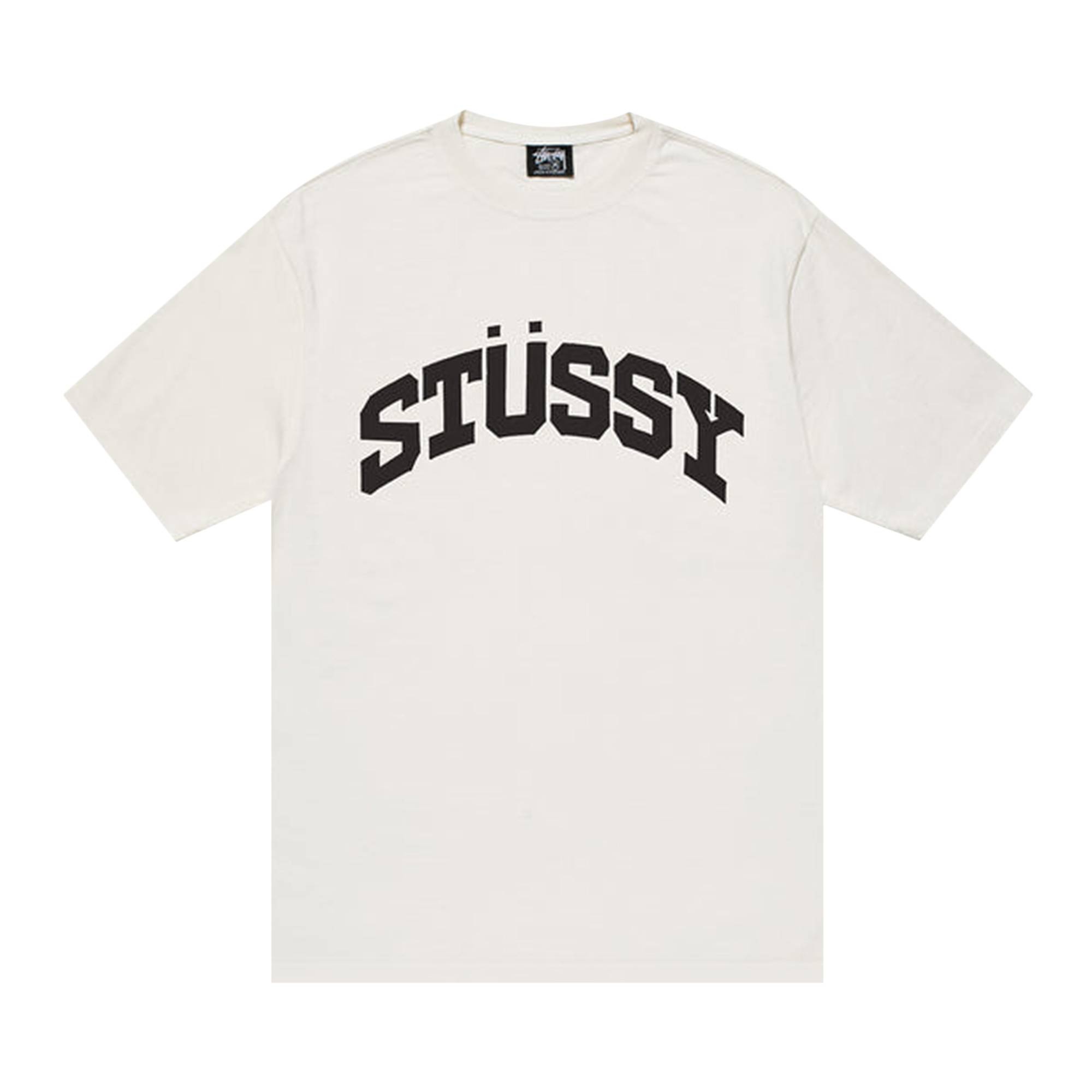 Stüssy Stussy Block Sport Pigment Dyed Tee 'Natural' | REVERSIBLE