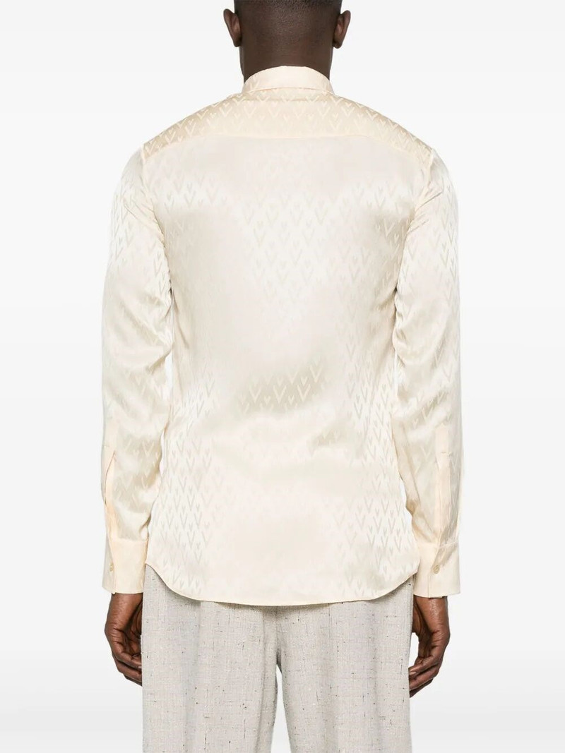 Valentino `Toute La V` Slim Long Sleeve Shirt outlook