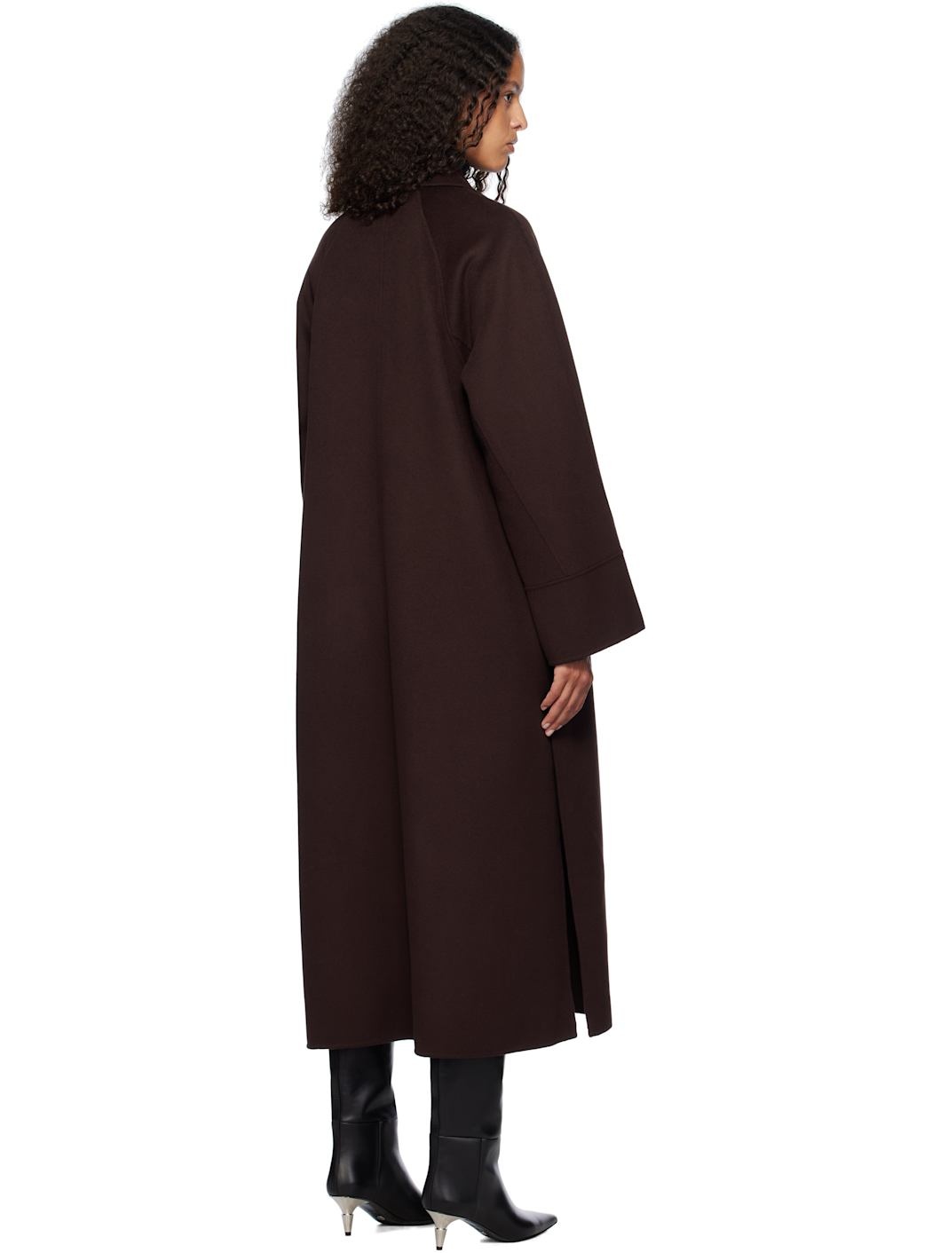 【Max Mara 】バーガンディ Agata コート Max Mara Burgundy Agata Coat | REVERSIBLE