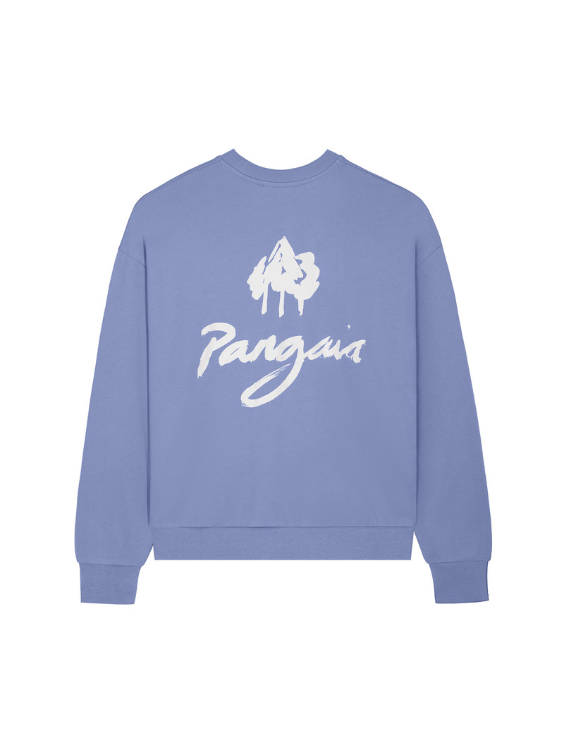 PANGAIA Mens One Forest Graphic Sweatshirt - Aster Purple outlook