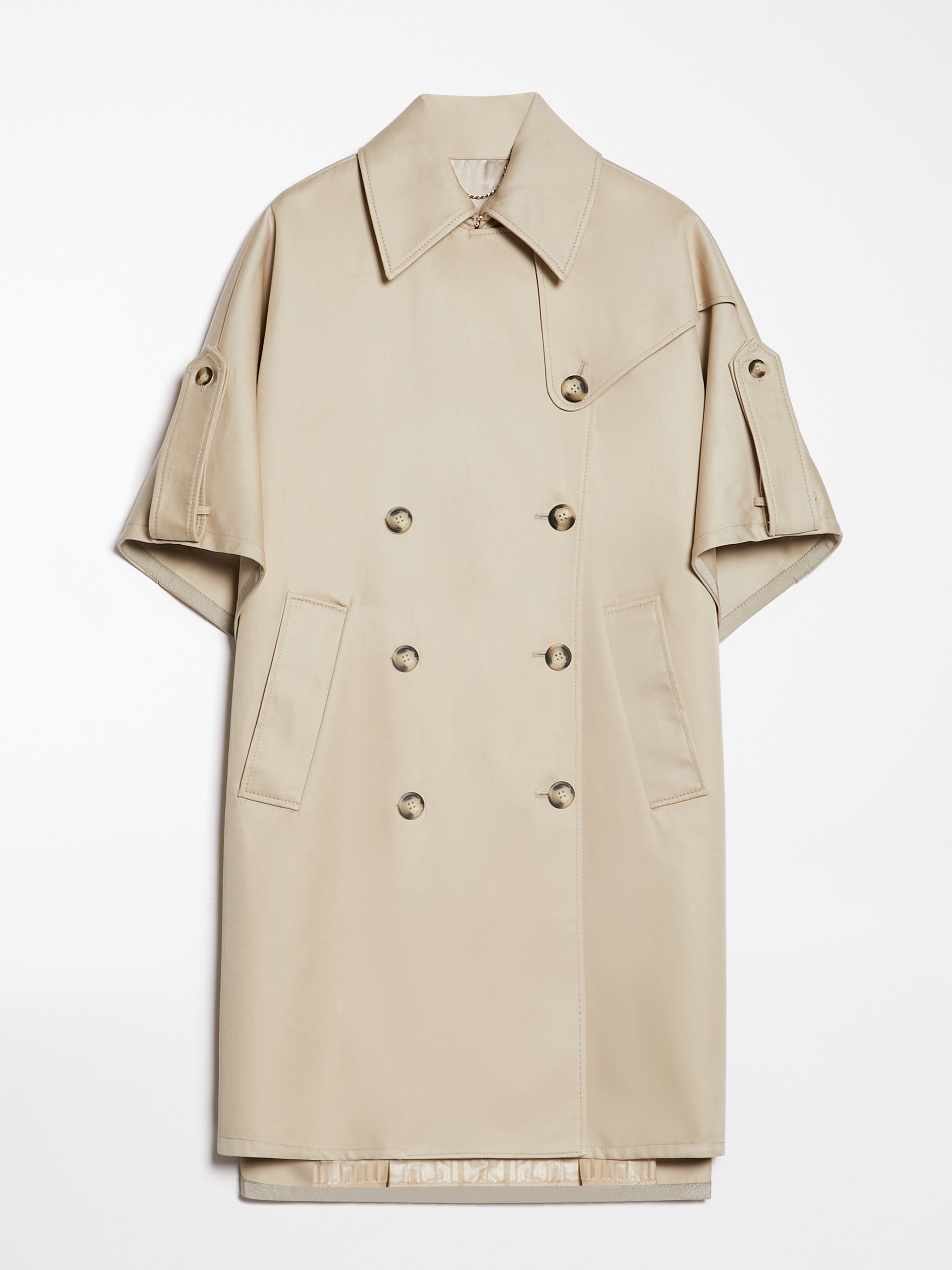 FRED Water-repellent gabardine cape - 1