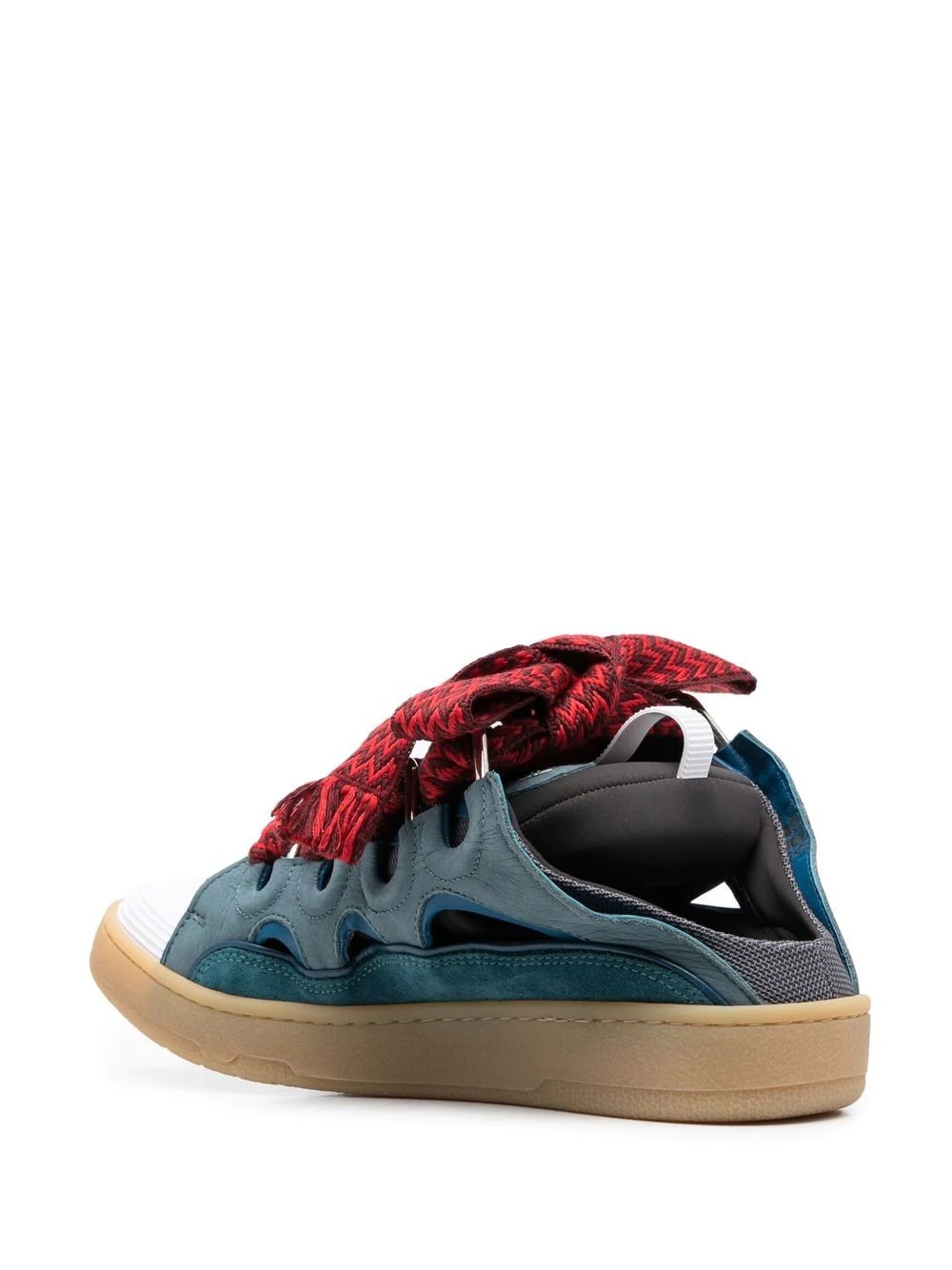 slip-on lace-up sneakers - 4