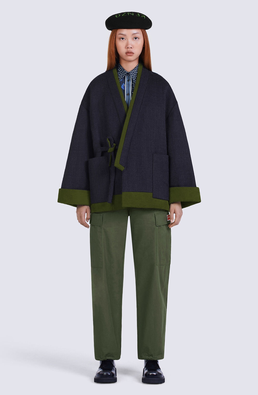 Wool kimono coat - 3