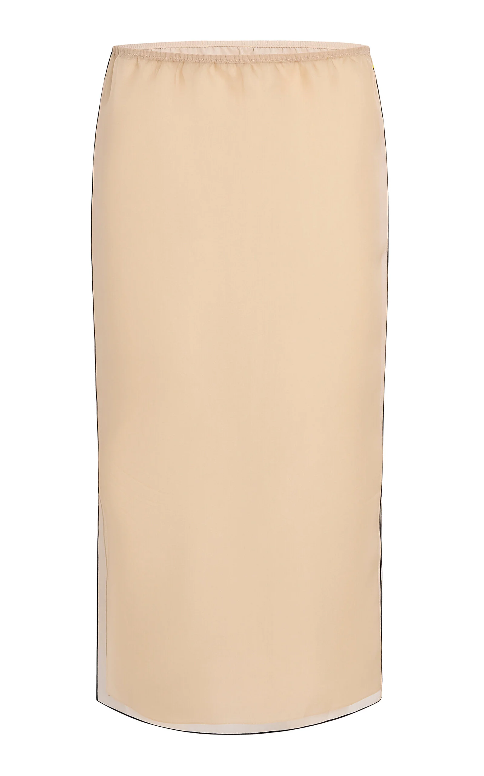 Sydni Silk Organza Midi Skirt nude - 1