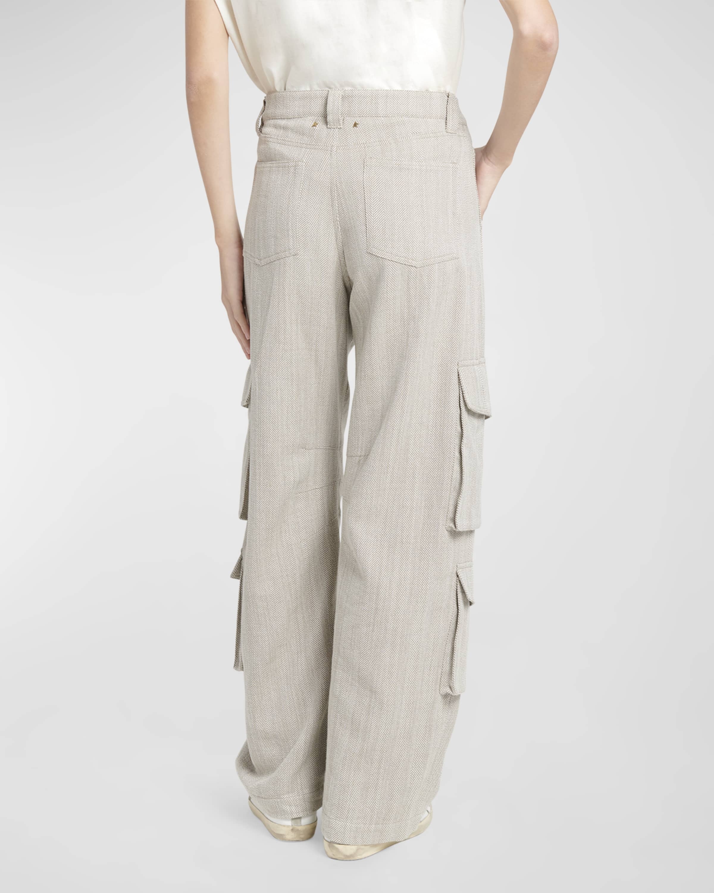 Journey Leesa Herringbone Cargo Pants - 4