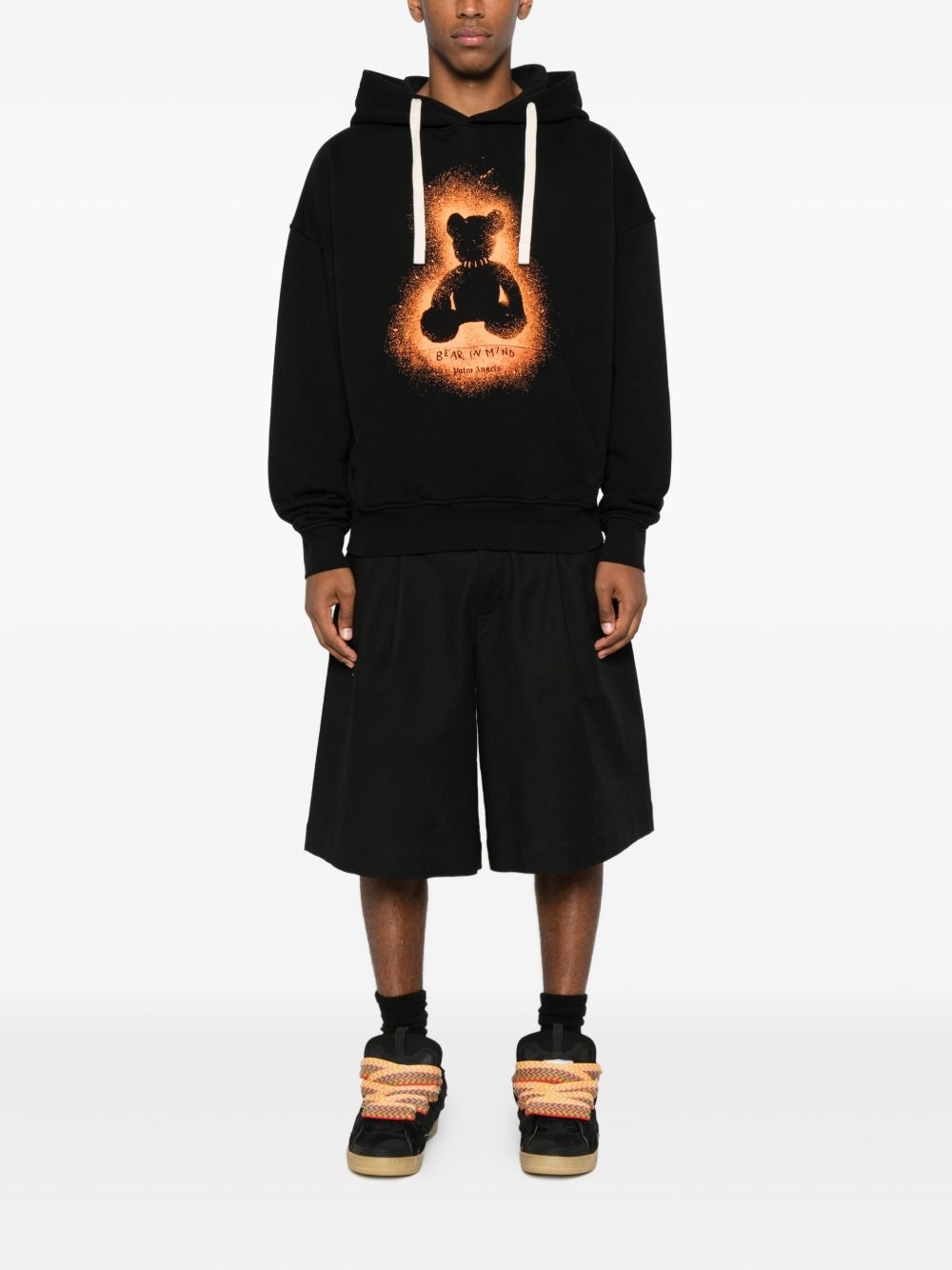 spray-effect hoodie - 2