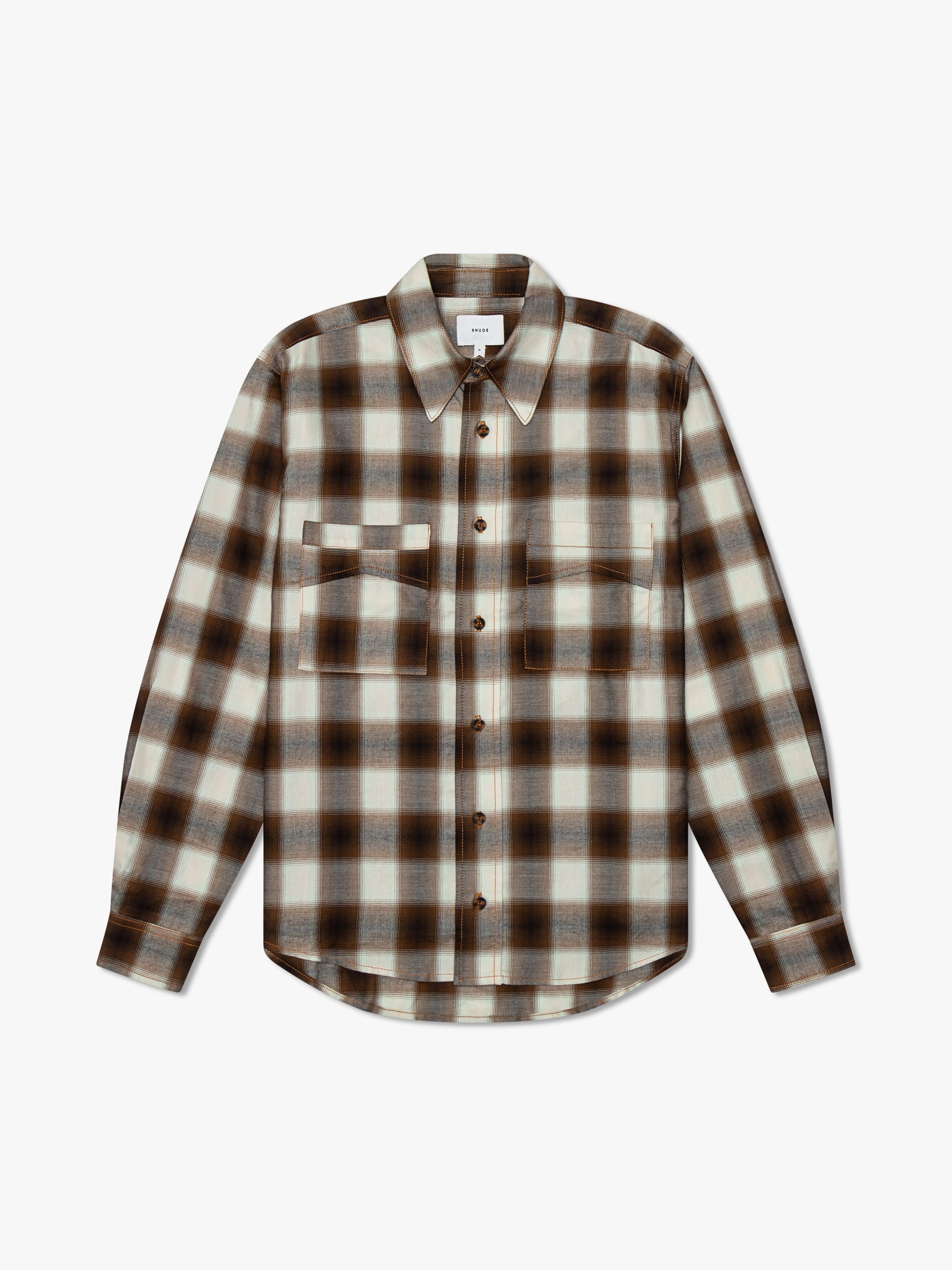 WASHED RHUDE FLANNEL - 1