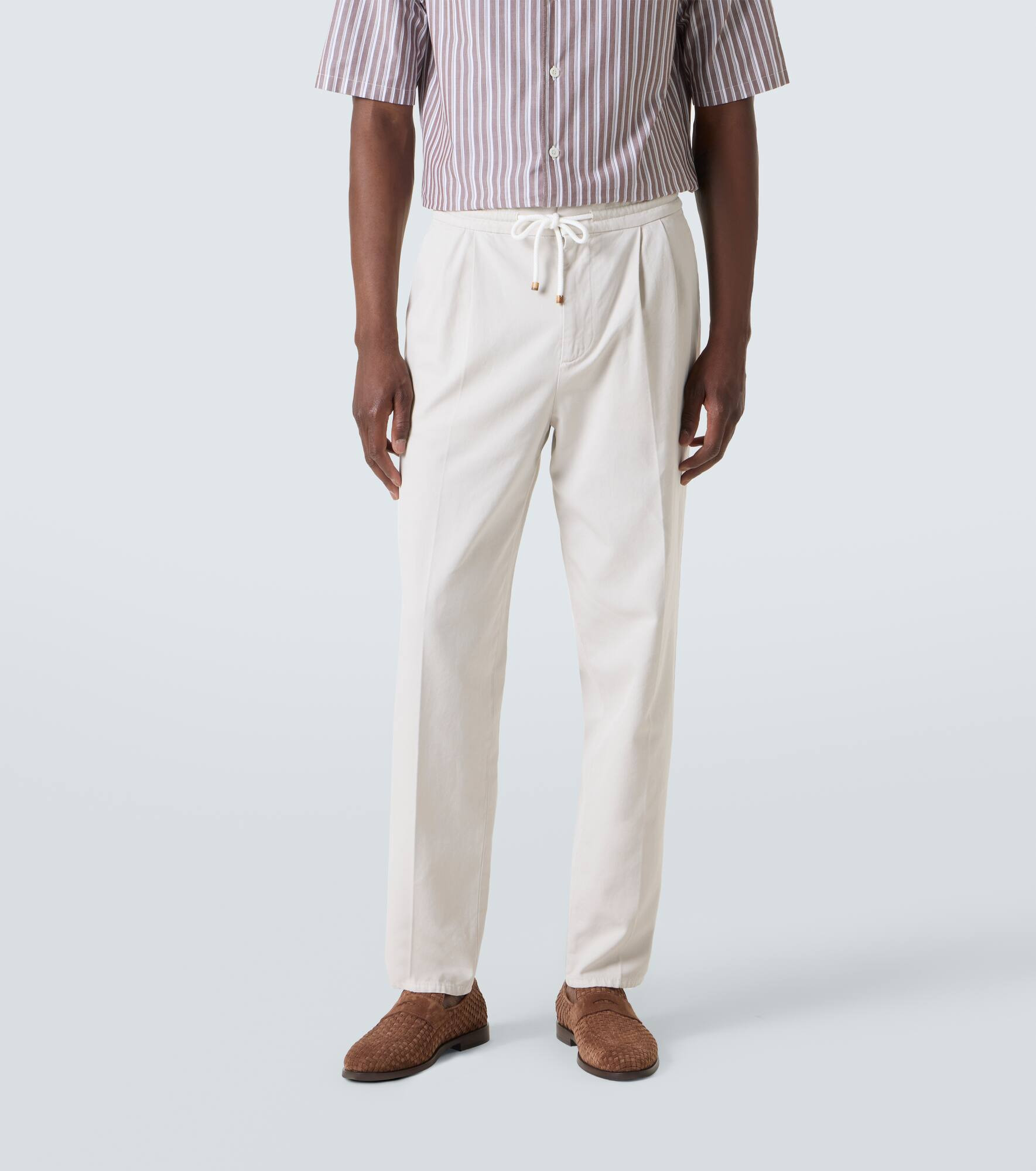 Cotton corduroy slim pants - 3