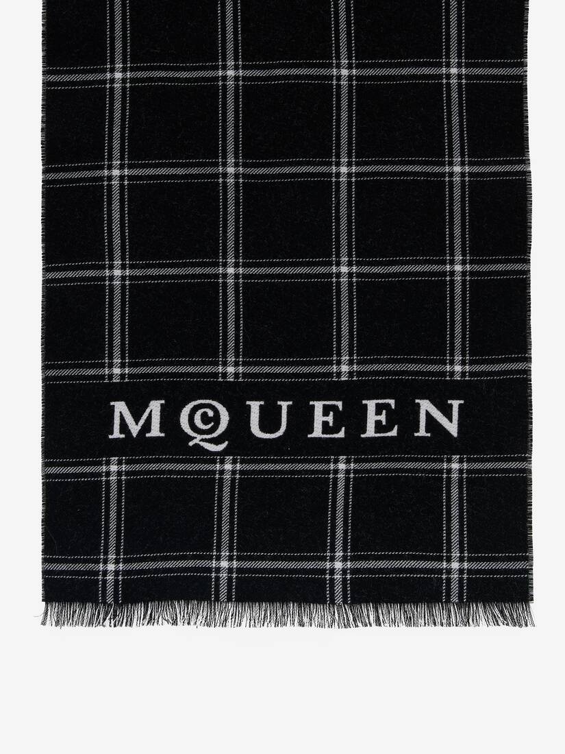 Logo Check Scarf - 3