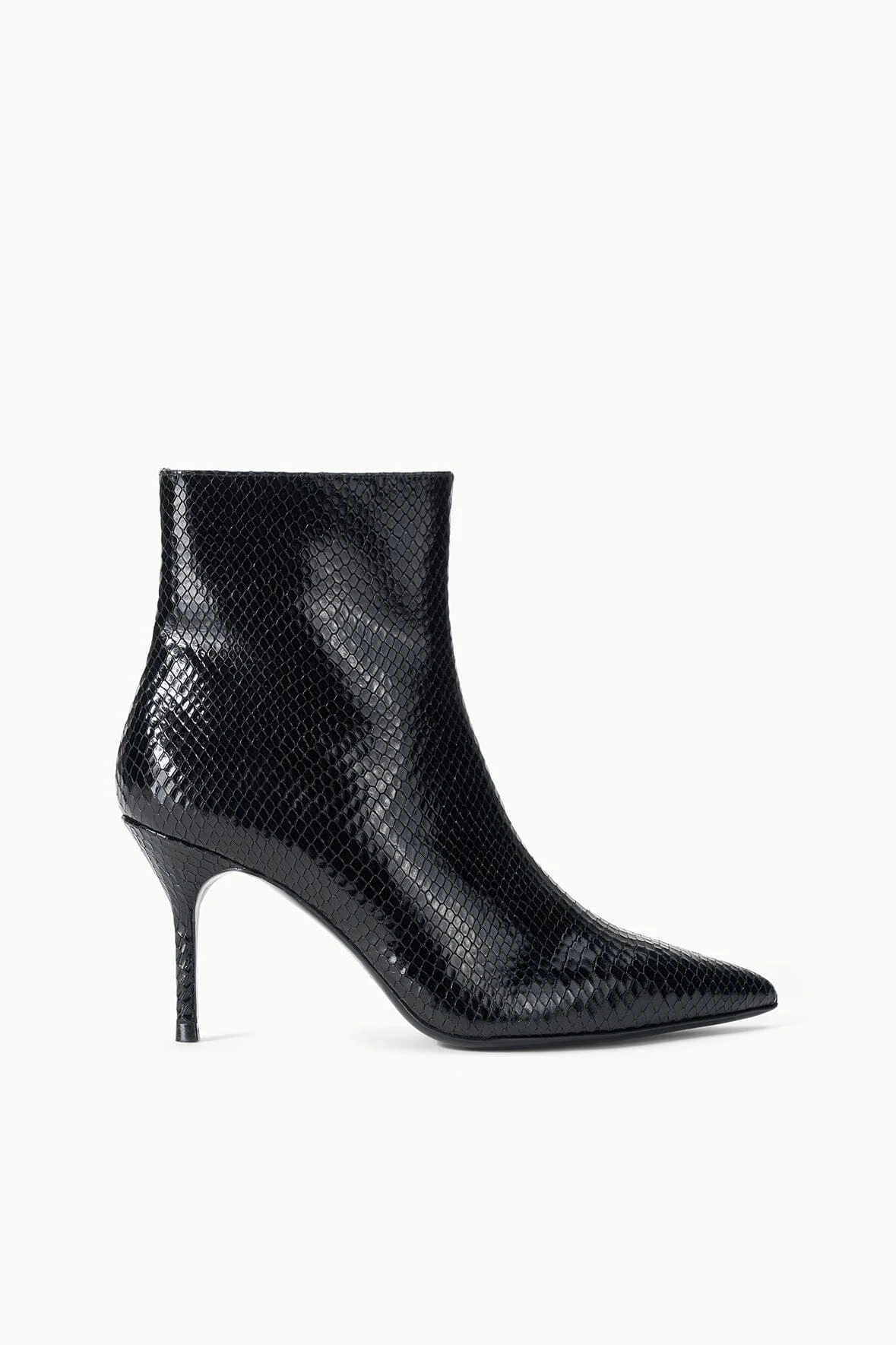 STAUD SEBASTIAN ANKLE BOOT BLACK SNAKE - 1