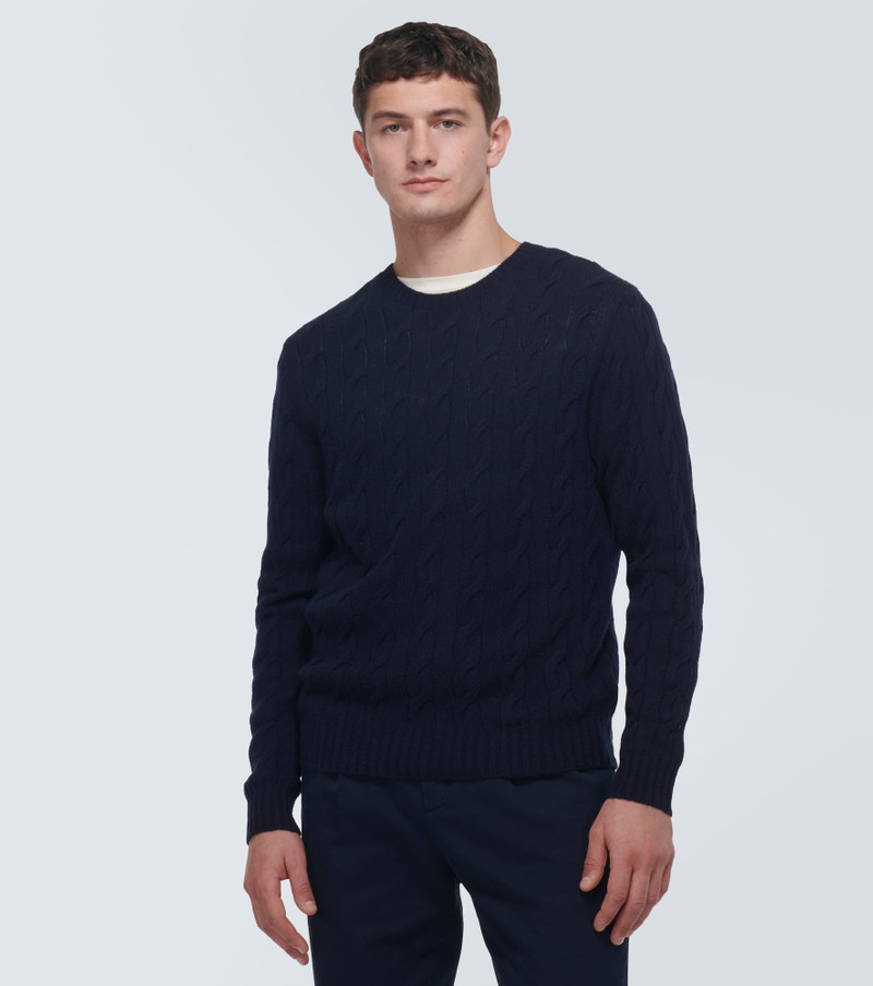 Cable-knit cashmere sweater 3