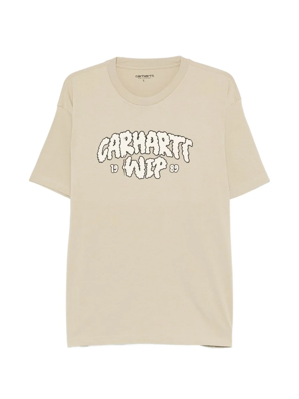 logo-print crew-neck T-shirt - 1