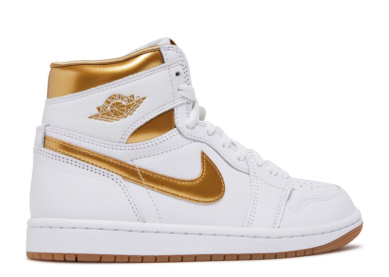 WMNS JORDAN 1 RETRO HIGH OG 'METALLIC GOLD' - 3