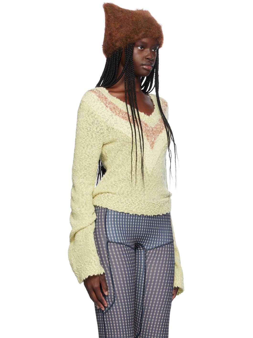 Beige Explosion Sweater - 2