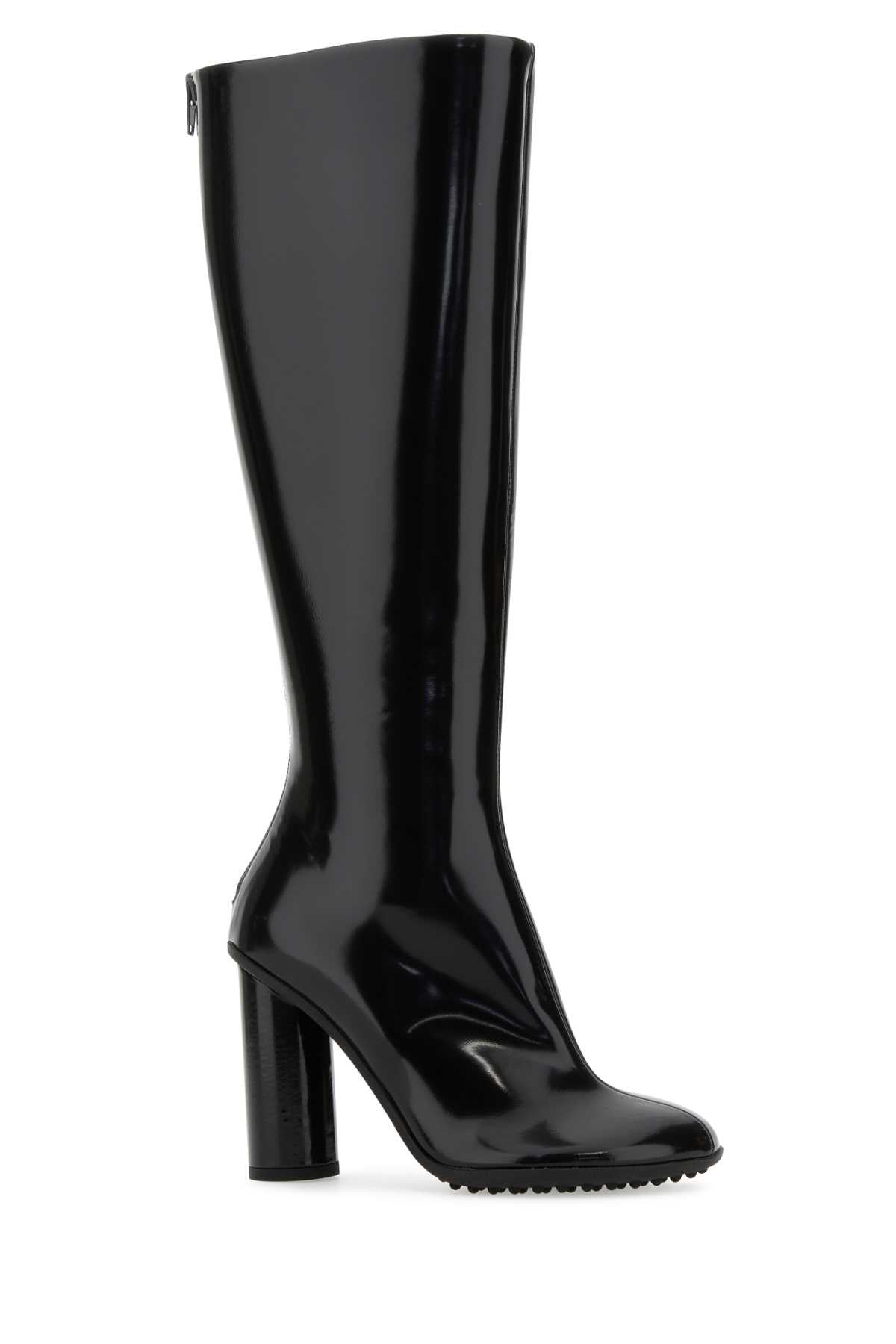 Bottega Veneta Women Black Leather Atomic Boots - 2