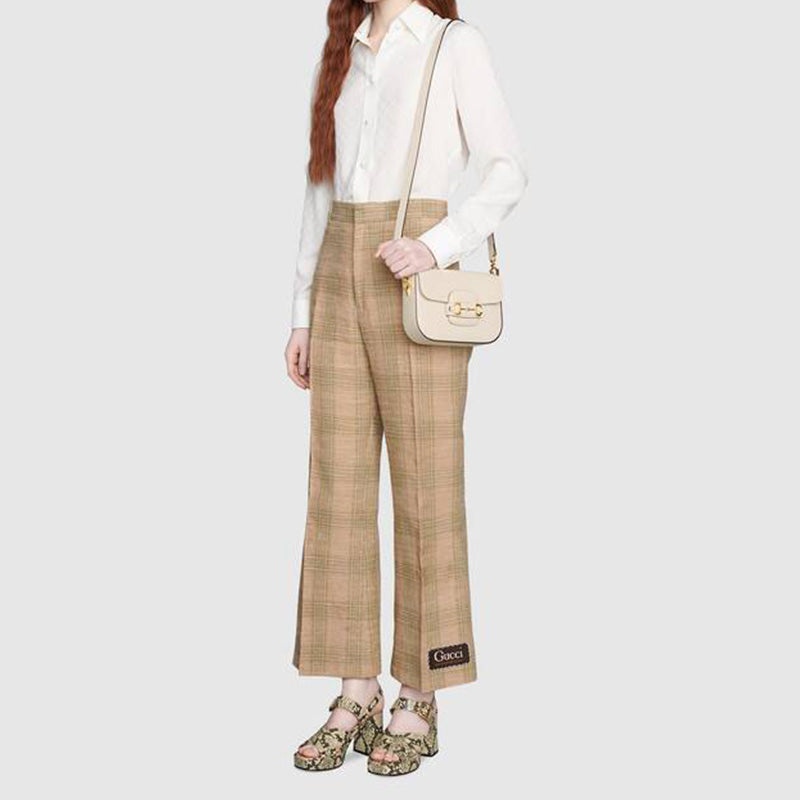 (WMNS) Gucci Horsebit 1955 Retro Shoulder Messenger Bag 'Cream White' 658574-18YSG-9068 - 10