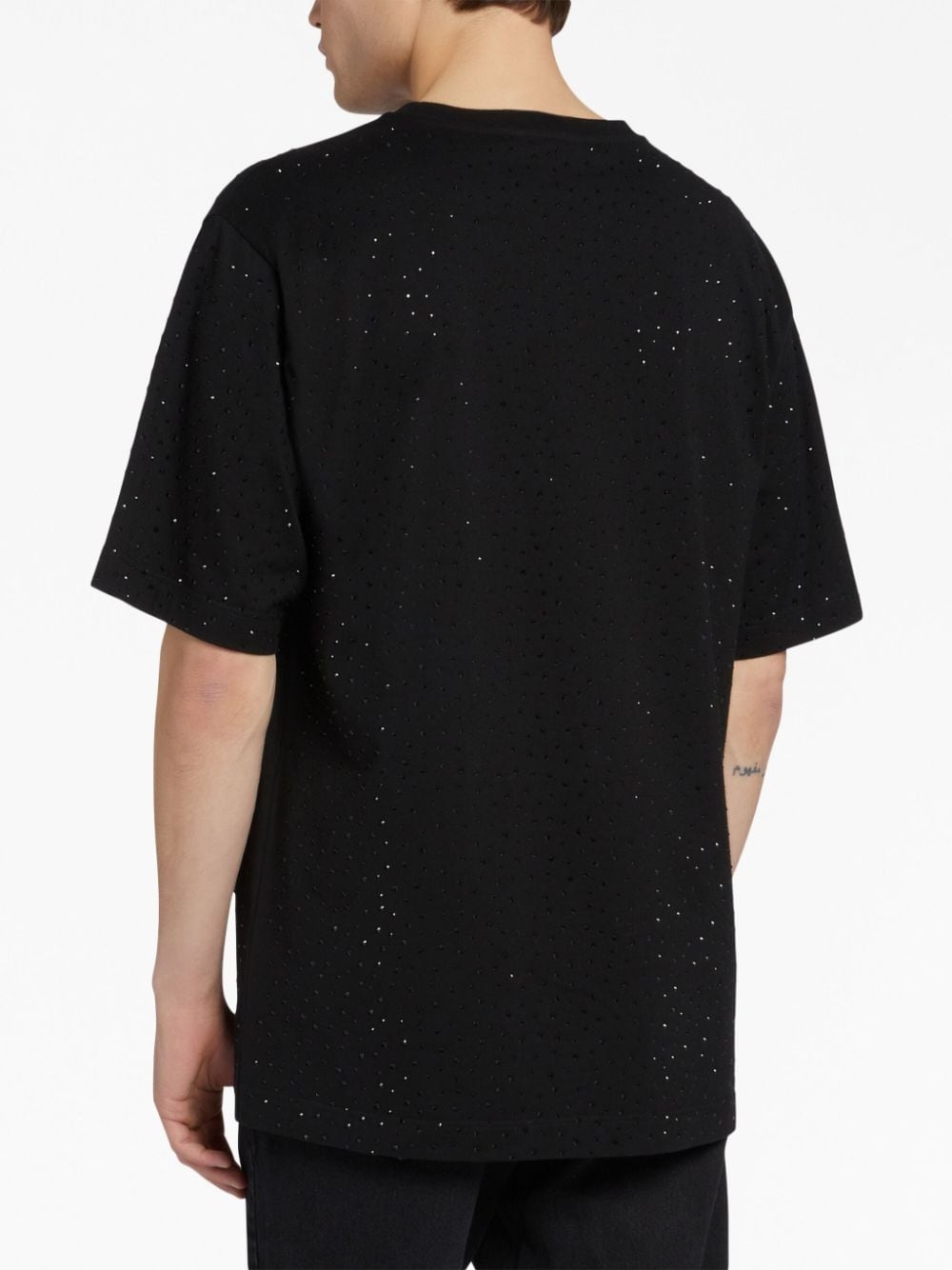 logo-print cotton T-shirt - 4