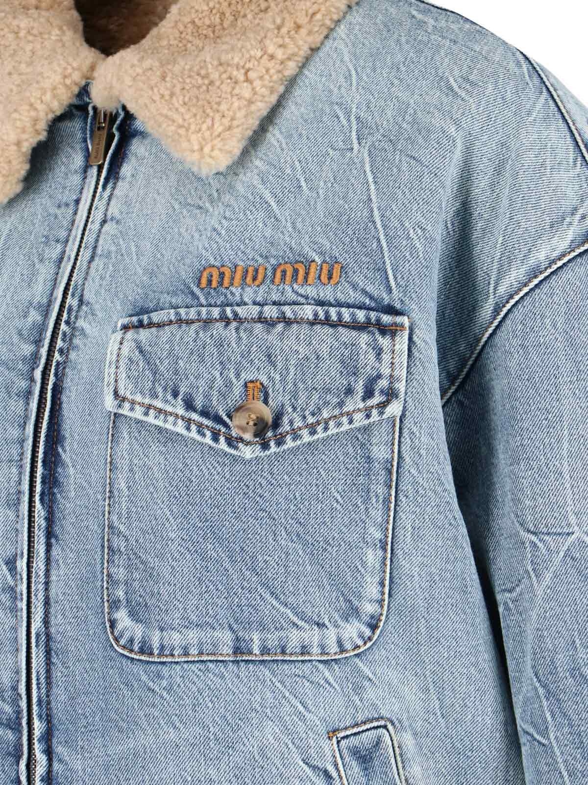LOGO DENIM JACKET - 4